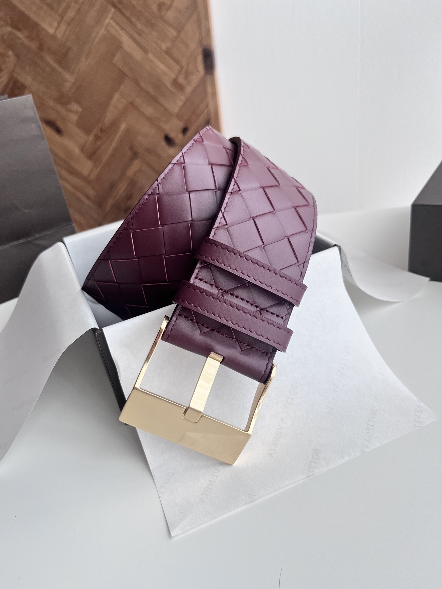 Bv 2025新款女士编织腰封