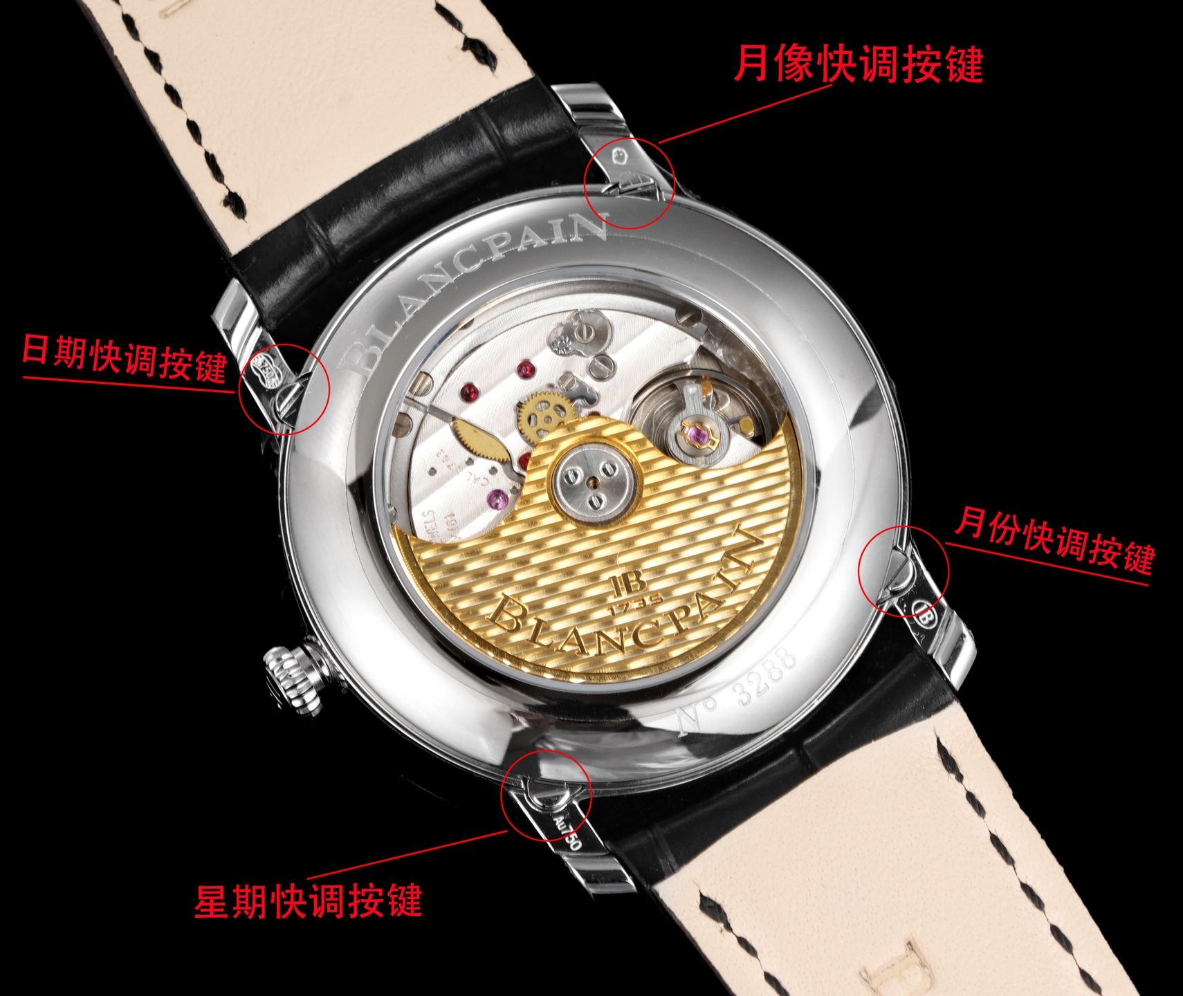 G.R. Factory’s New White Gold Watch 6654: Elegant Design, Functional Features. - 图片 6