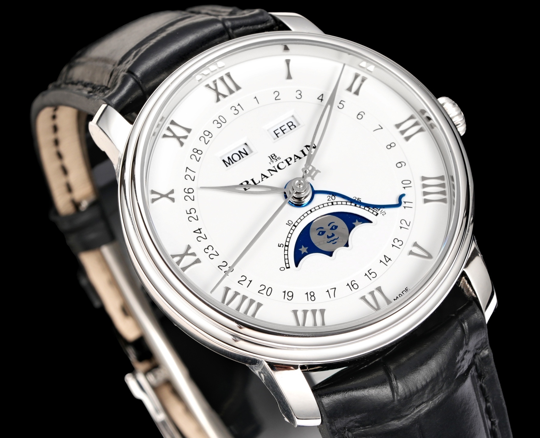 G.R. Factory’s New White Gold Watch 6654: Elegant Design, Functional Features. - 图片 2
