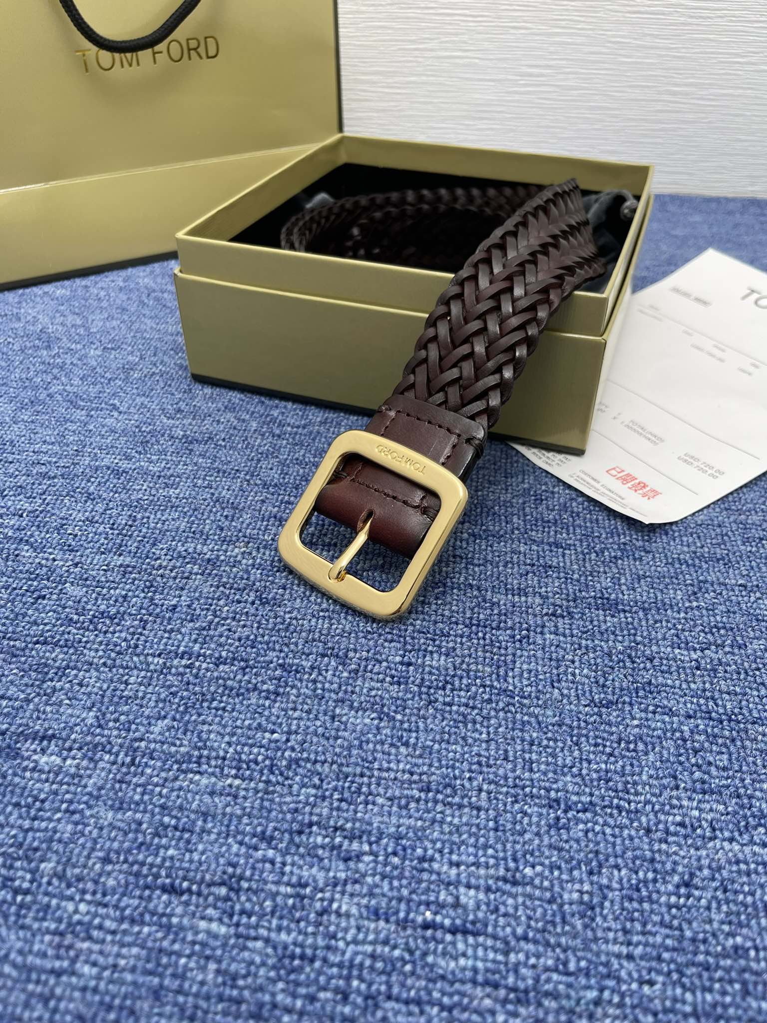 “Mr. Tom Ford’s Purchase: Positive-Grade Turd Belt with Ointment Skin, 4.0 cm Wide” - 图片 5