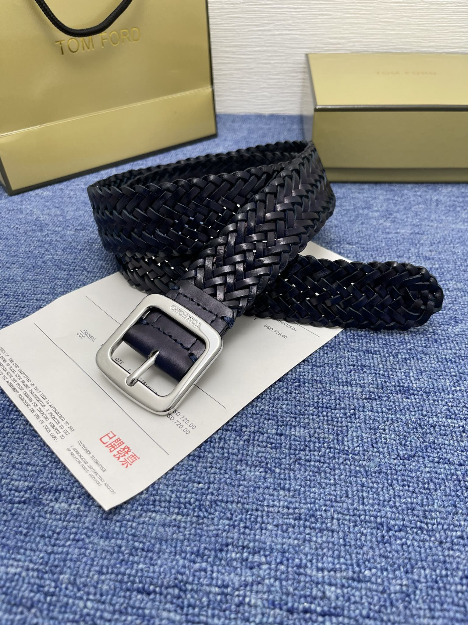 “Mr. Tom Ford Buys Premium Turd Belt with Ointment Skin, 4.0 cm Wide” - 图片 3