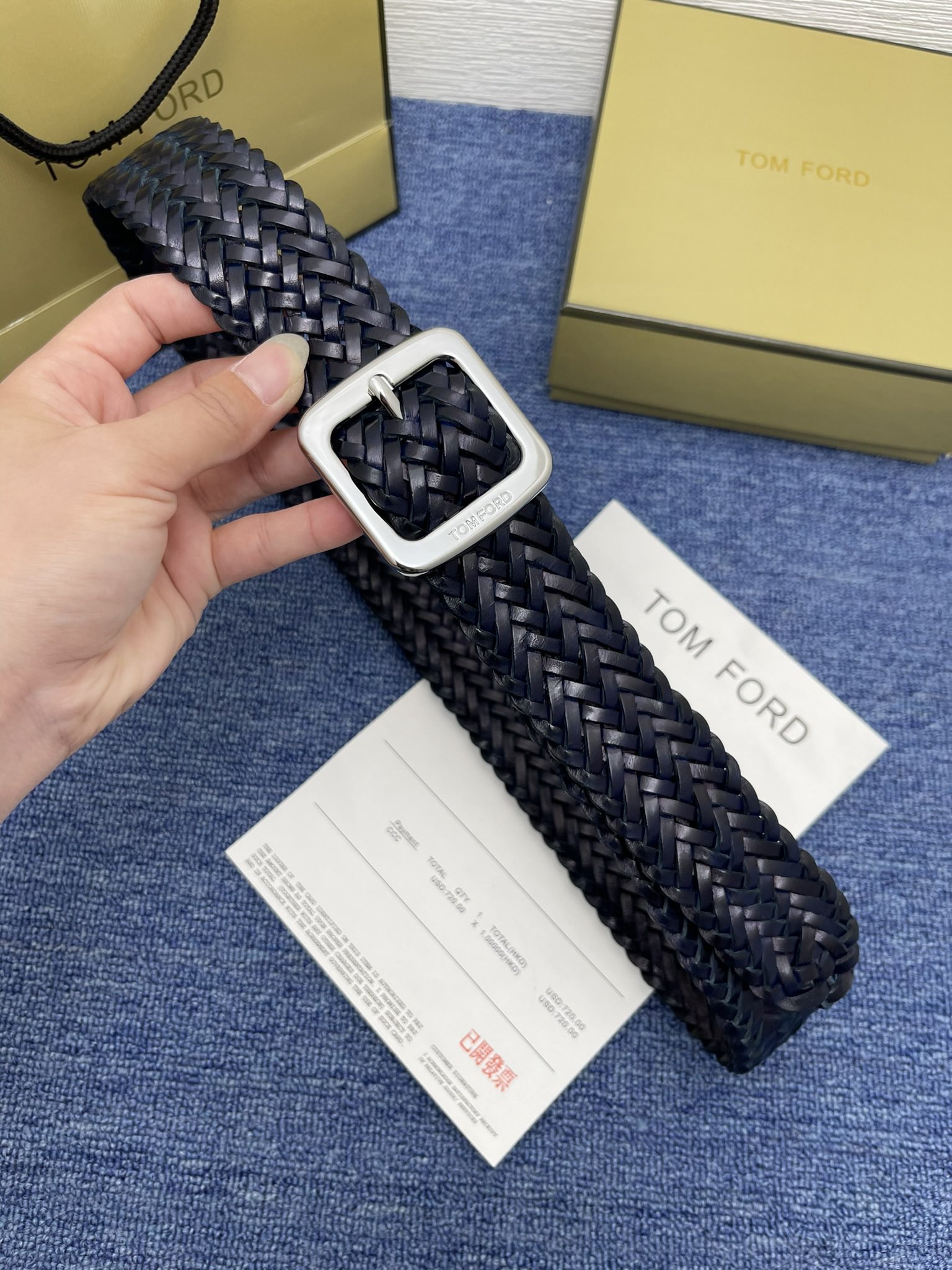 “Mr. Tom Ford Buys Premium Turd Belt with Ointment Skin, 4.0 cm Wide” - 图片 1