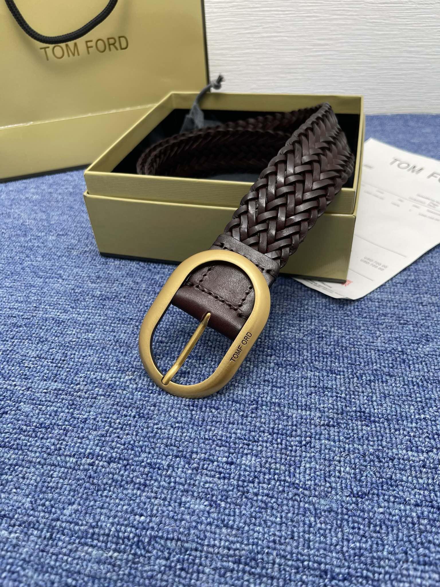 “Mr. Tom Ford’s Purchase: Premium Turd Belt with Ointment Skin, 4.0cm Wide” - 图片 5