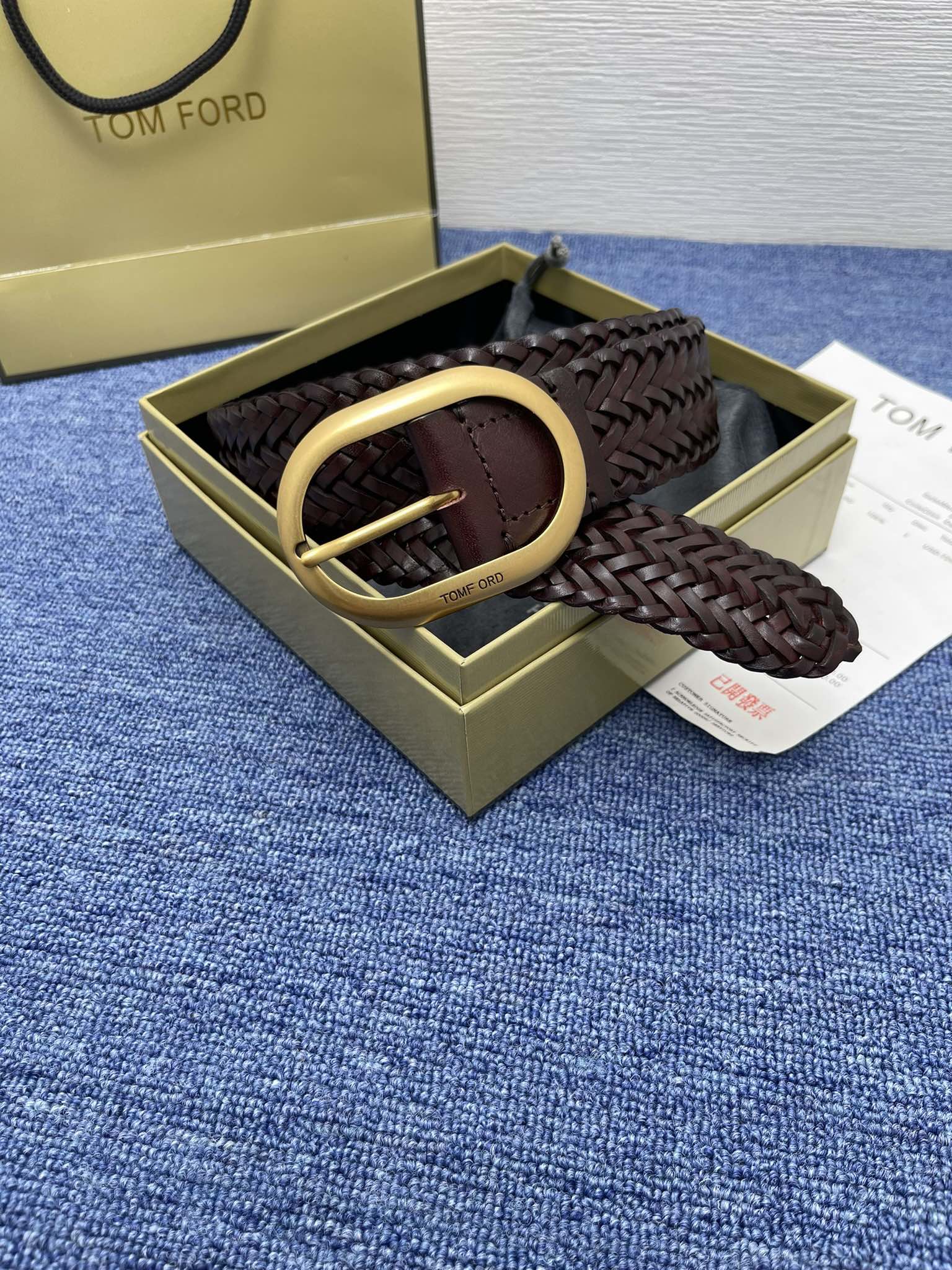 “Mr. Tom Ford’s Purchase: Premium Turd Belt with Ointment Skin, 4.0cm Wide” - 图片 4
