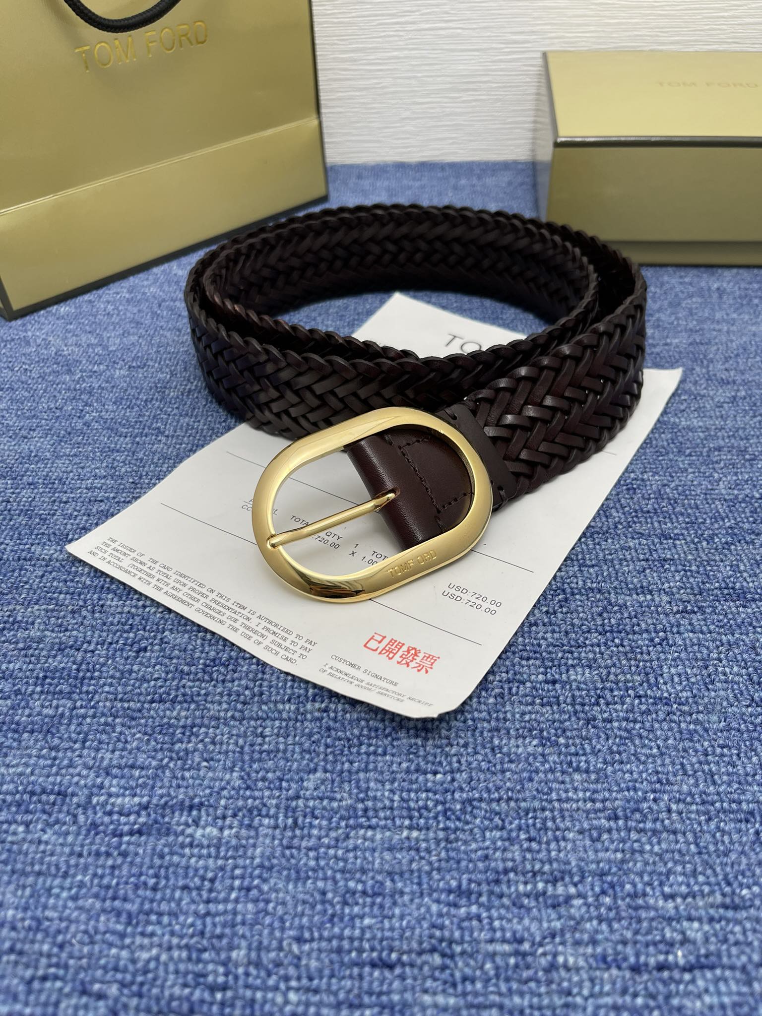 “Mr. Tom Ford Buys Premium Turd Belt with Ointment Skin, 4.0cm Wide” - 图片 3