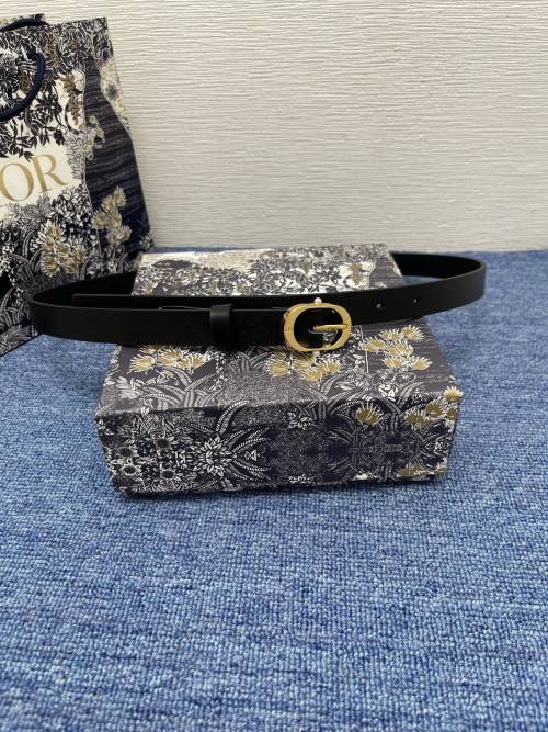 Diorr Chic 20mm Black Smooth Calfskin Belt with CD Buckle 1 Diorr Chic 20mm Black Smooth Calfskin Belt with CD Buckle