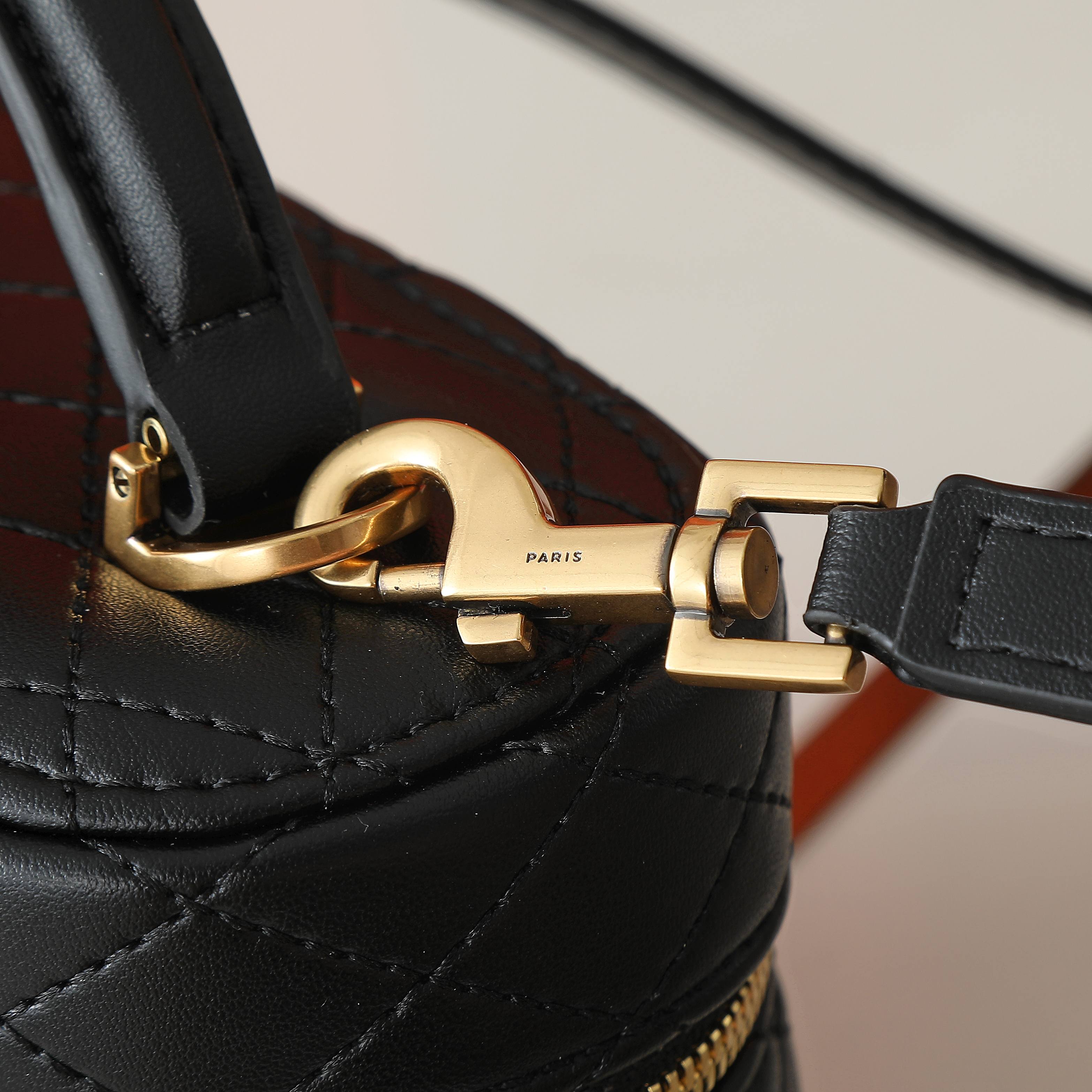 Yves Saint Laurent Gaby Vanity Bag, Mini Lambskin Top Handle Crossbody 7 a1745857750228 3371