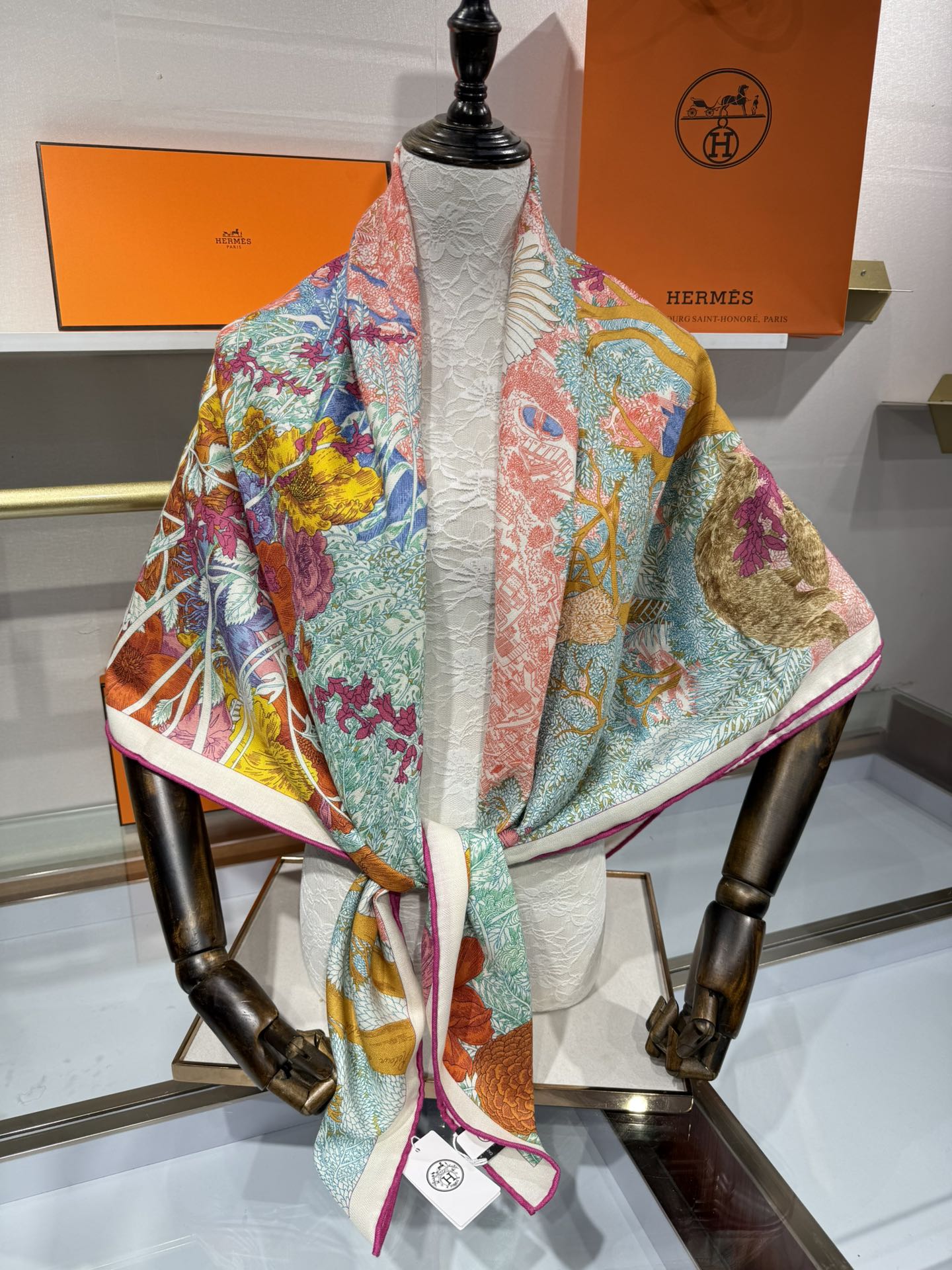 💟补单出货 越做越高级 最重磅推荐！Hermes 爱马仕丝羊绒分享回归自然名称：Retourala Na