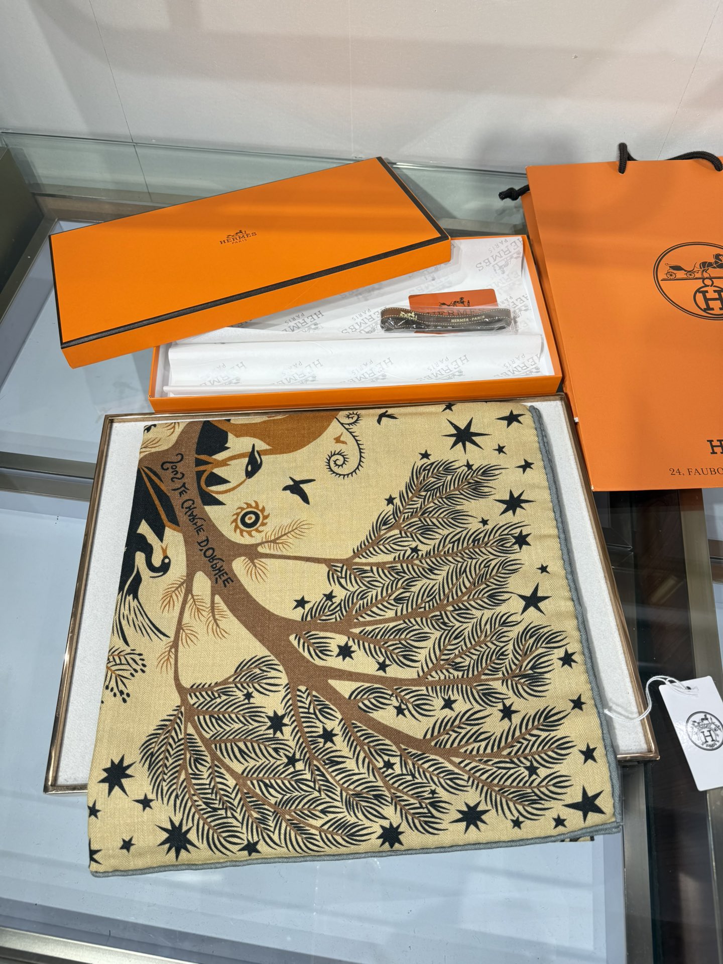 💟【双面同色 丝毛款】H家羊绒新款 买了都说好看‼️推荐💕【俄耳浦斯的魔力】羊绒方巾‼️H家ZG爆款🎁💟