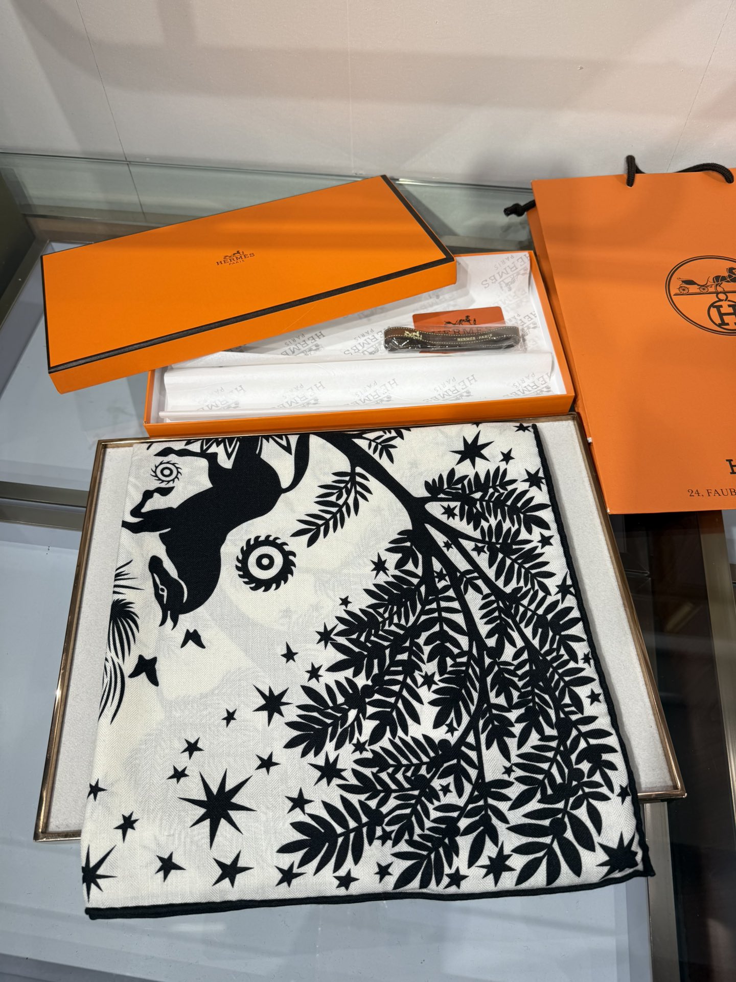 💟【双面同色 丝毛款】H家羊绒新款 买了都说好看‼️推荐💕【俄耳浦斯的魔力】羊绒方巾‼️H家ZG爆款🎁💟