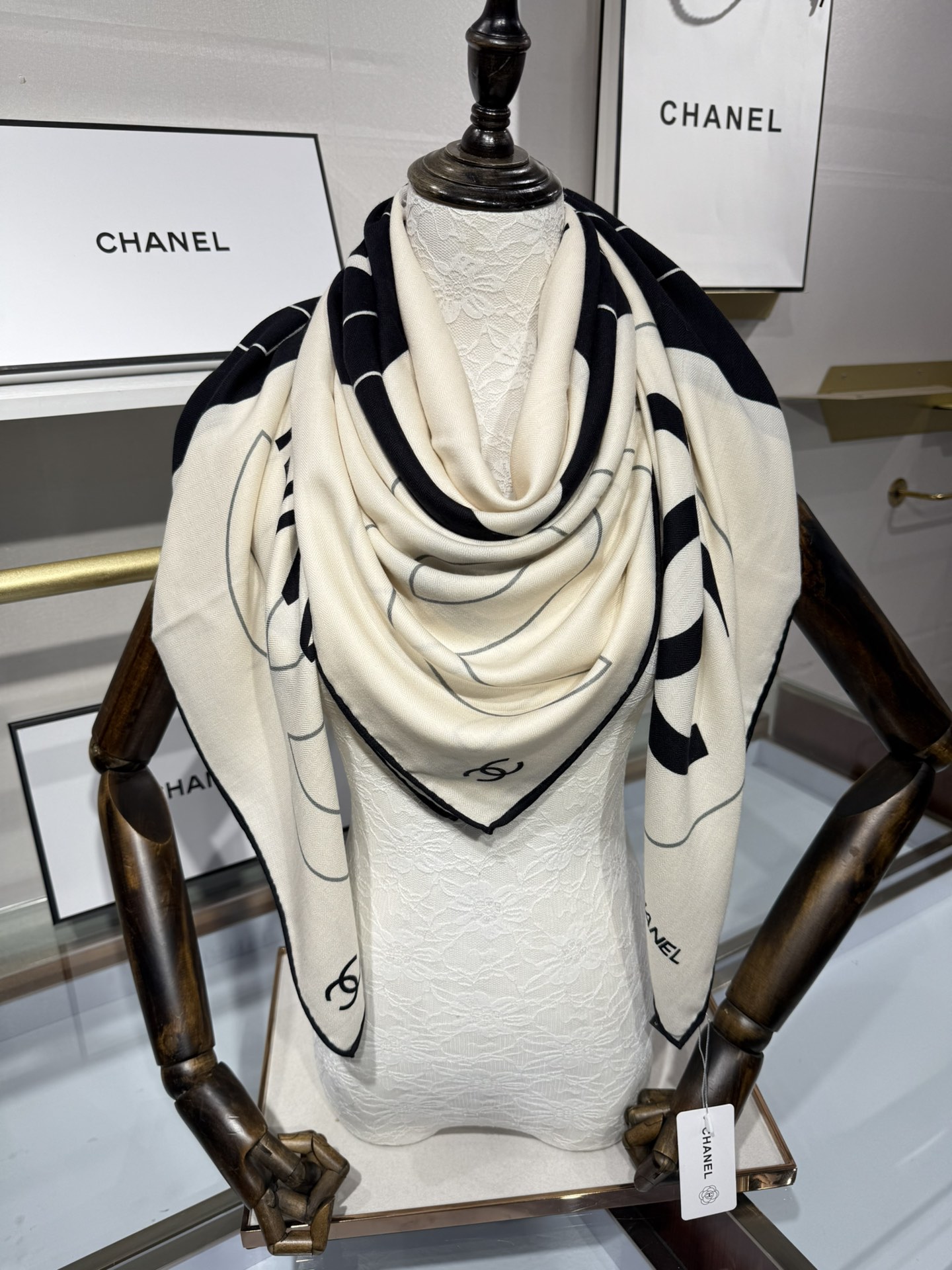 💟新品上新🌈Chanel 25年秋冬新品丝绒 Chanel 25s秋【140顶级丝毛双面同色披肩】 秋冬