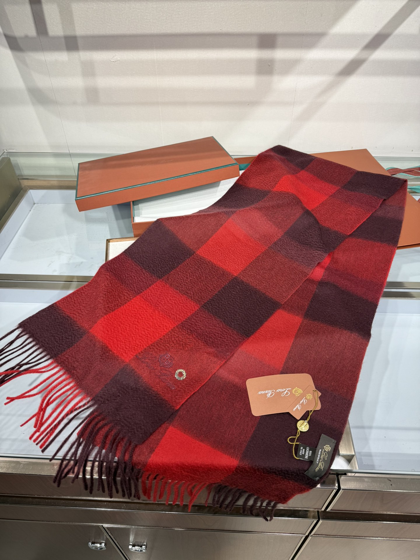 💟2025年秋冬新款抢先出 𝐋𝐨𝐫𝐨 𝐩𝐢𝐚𝐧𝐚 诺悠翩雅 山羊绒长巾 𝐒𝐢𝐳𝐞: 170x35 𝟏𝟎𝟎