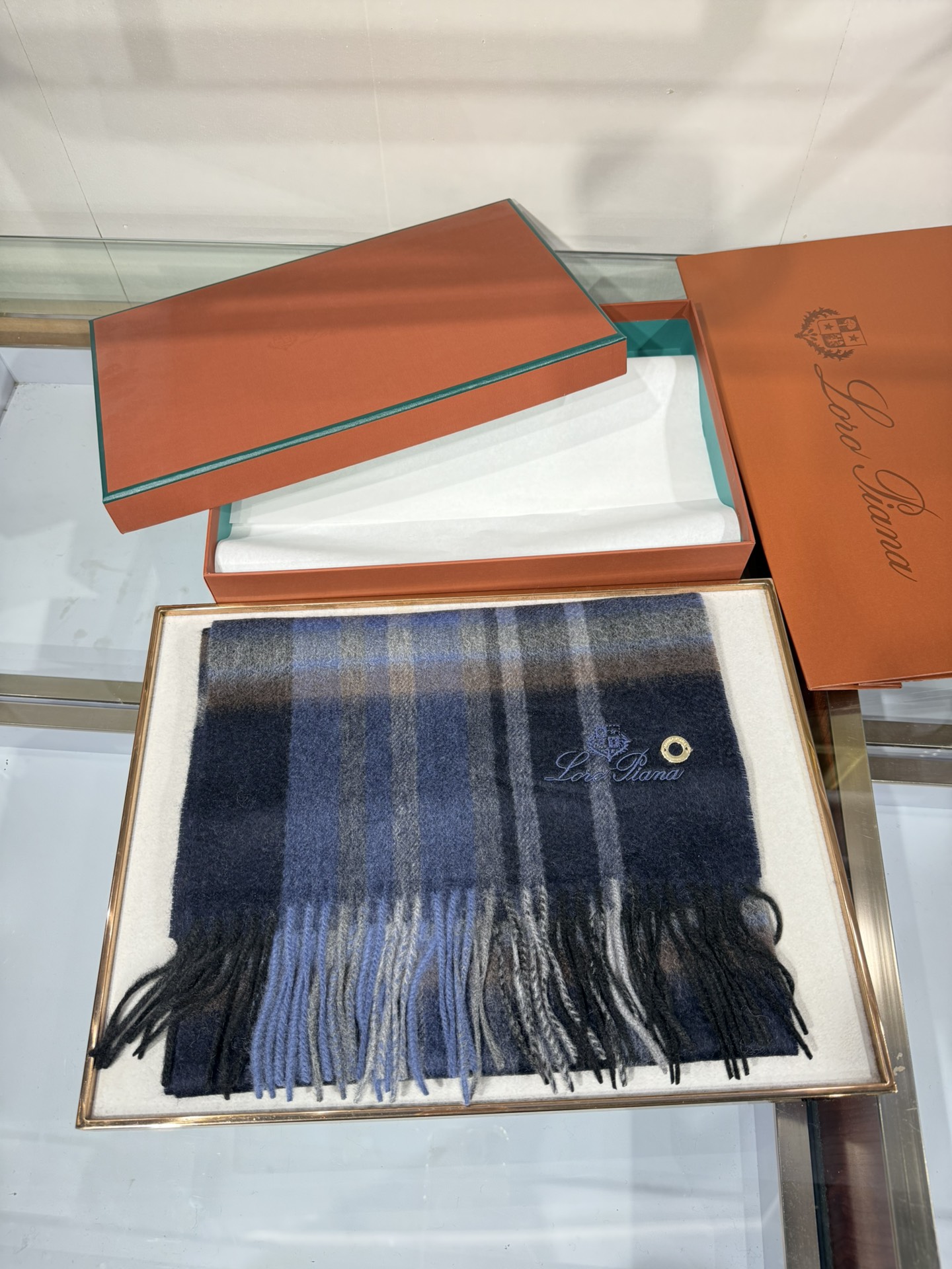 💟2025年秋冬新款抢先出 𝐋𝐨𝐫𝐨 𝐩𝐢𝐚𝐧𝐚 诺悠翩雅 山羊绒长巾 𝐒𝐢𝐳𝐞: 170x35 𝟏𝟎𝟎