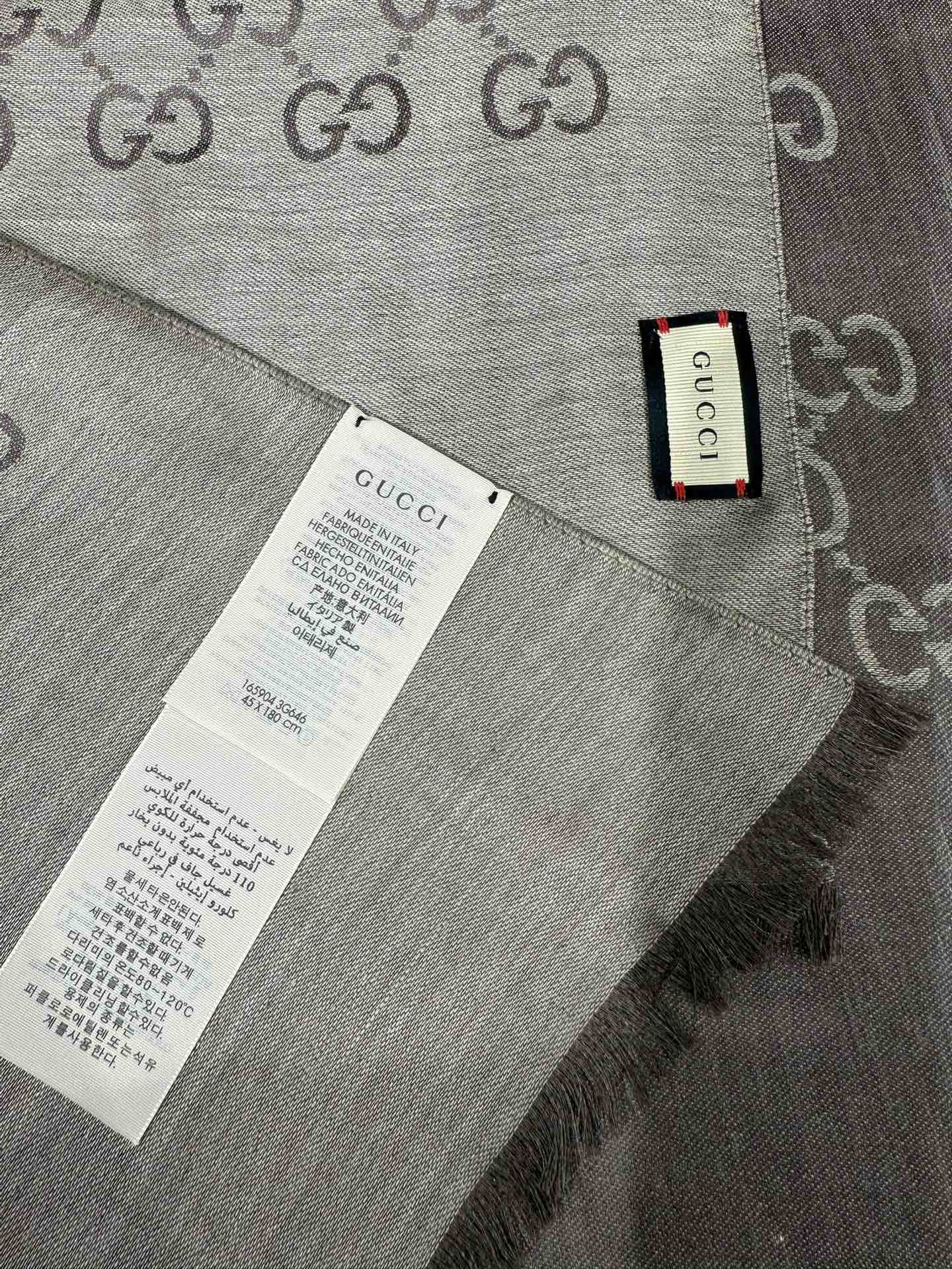 💟【▪四季双娇！GG双面中等薄款真丝羊毛围巾！！】G热销热卖的老花长巾~也是提升气质和品味的好单品！！评价都非常好，四季