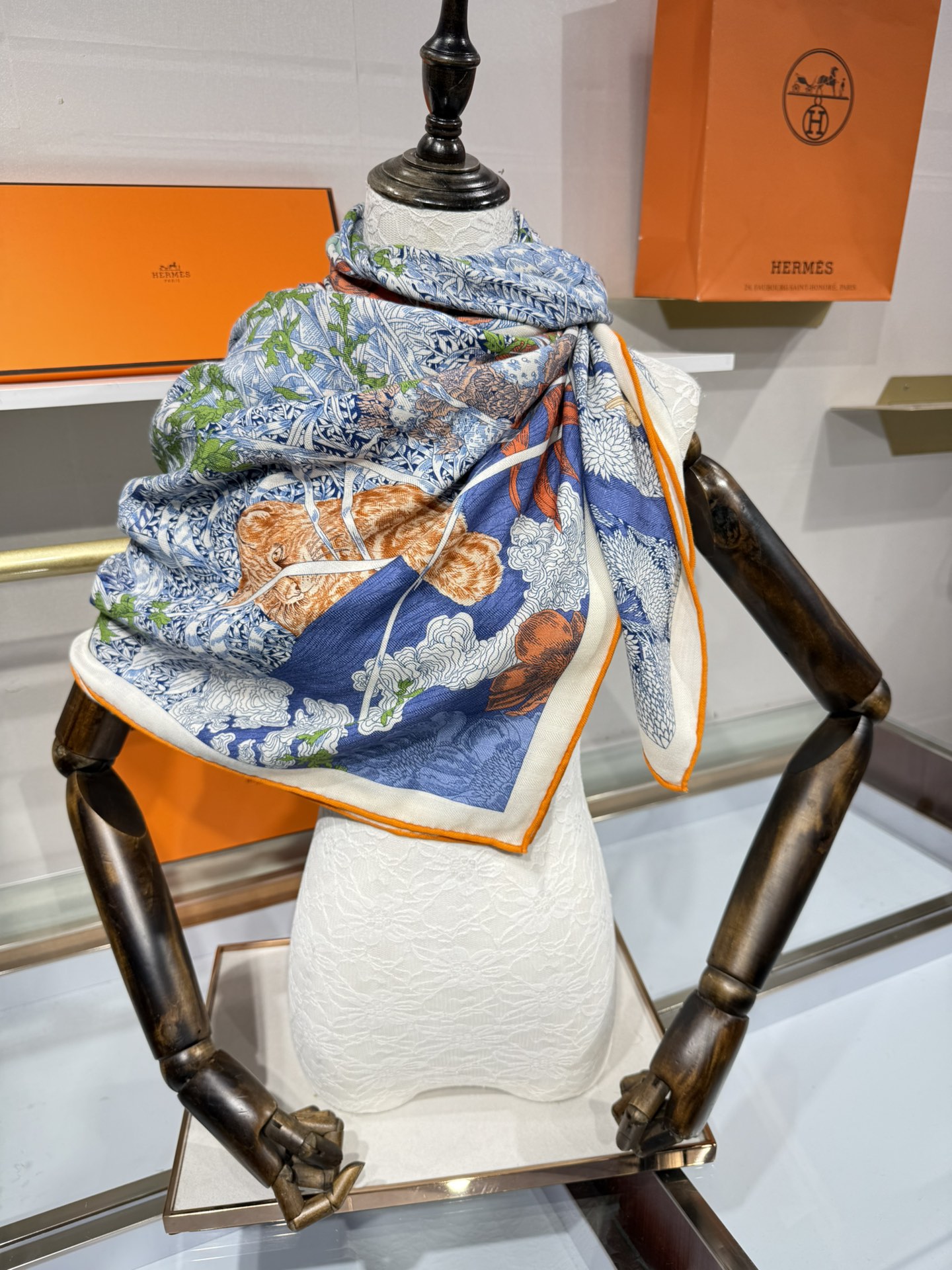 💟补单出货 越做越高级 最重磅推荐！Hermes 爱马仕丝羊绒分享回归自然名称：Retourala Na