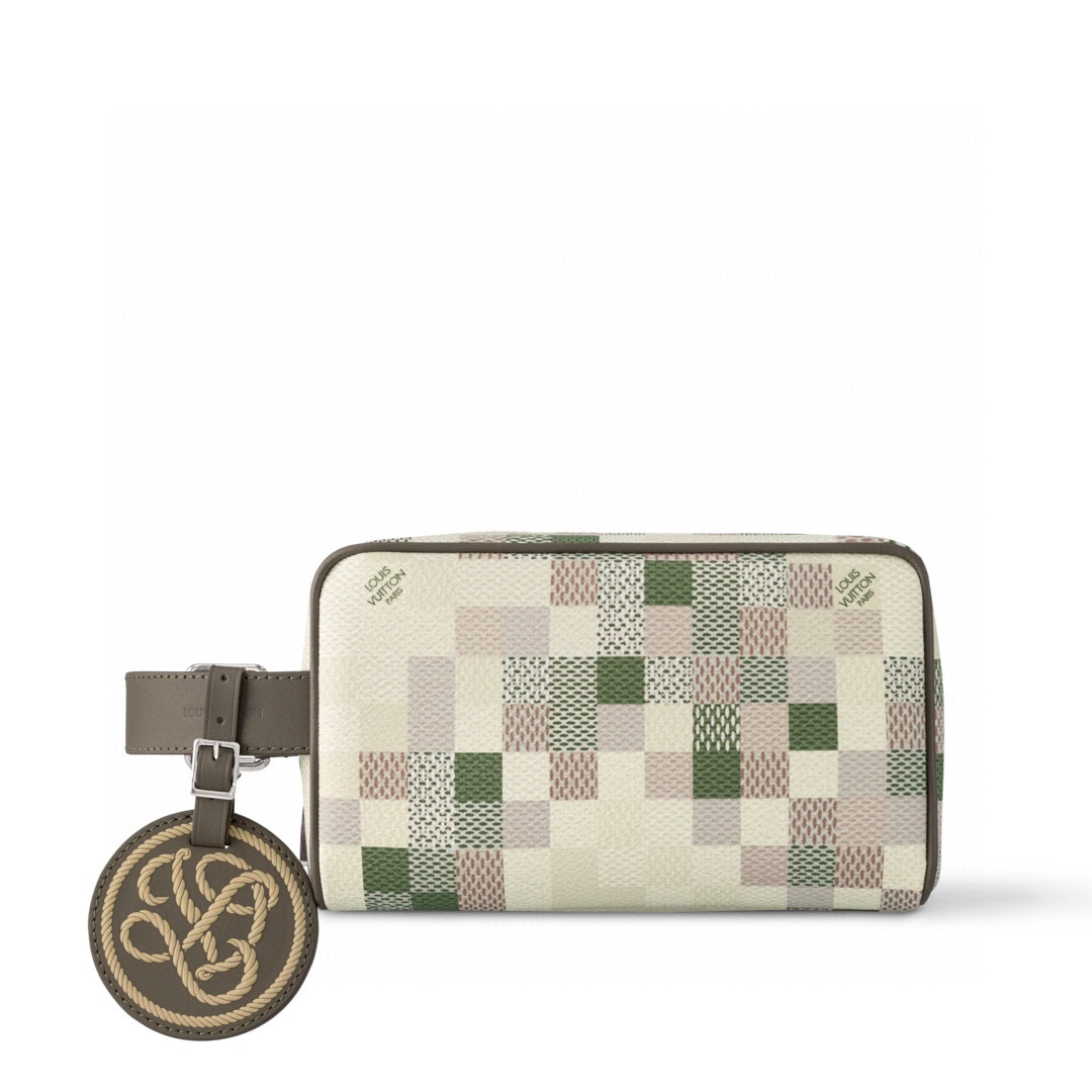 NO:619892,[LOCKER DO KIT toilet bag] N00112 color (lattice) official website picture,19860909【LOCKER DO KIT 盥洗袋】N00112 彩色（格子）官网图,,Bag