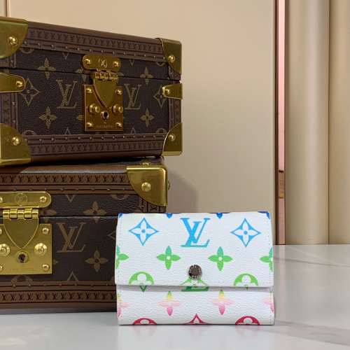 Louis Vuitton Victor Wallet Monogram Eclipse Canvas White/Multi-color Gradient 1 Louis Vuitton Victor Wallet Monogram Eclipse Canvas White/Multi-color Gradient