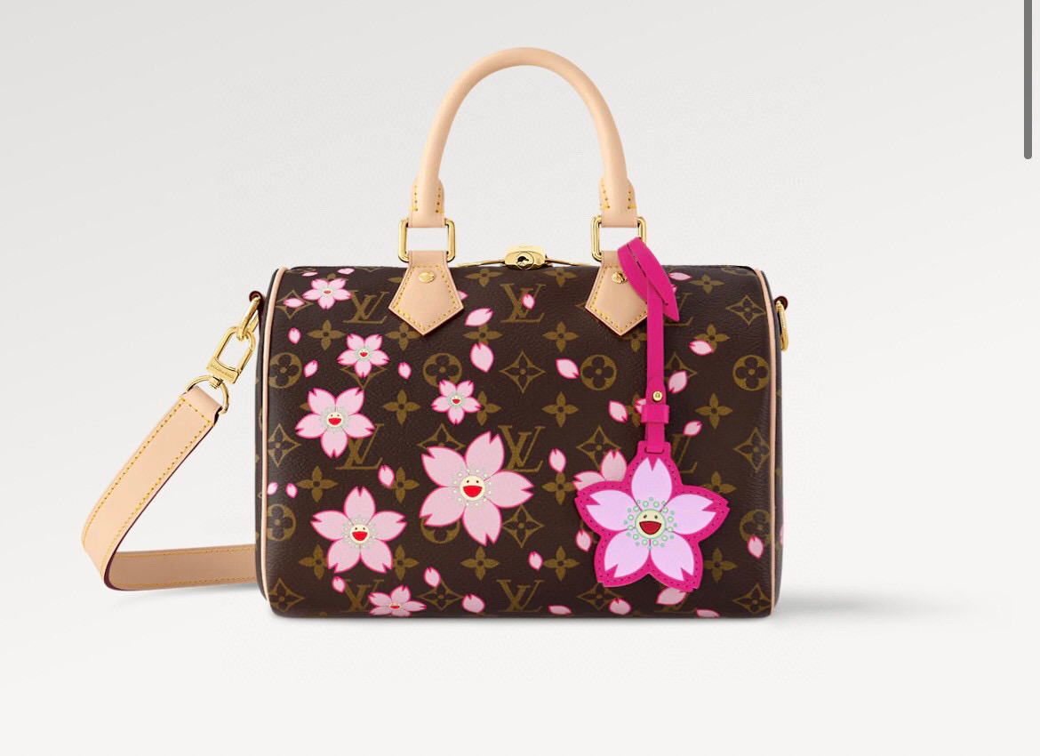 NO:621029,[LV x TM SEEDY BANDOULIRE 25 handbag] M14174 Sakura/Takashi Murakami official website photo, louis vuitton19860909【LV x TM SEEDY BANDOULIRE 25 手袋】 M14174 樱花/村上隆 官网图,,louis vuitton,Bag