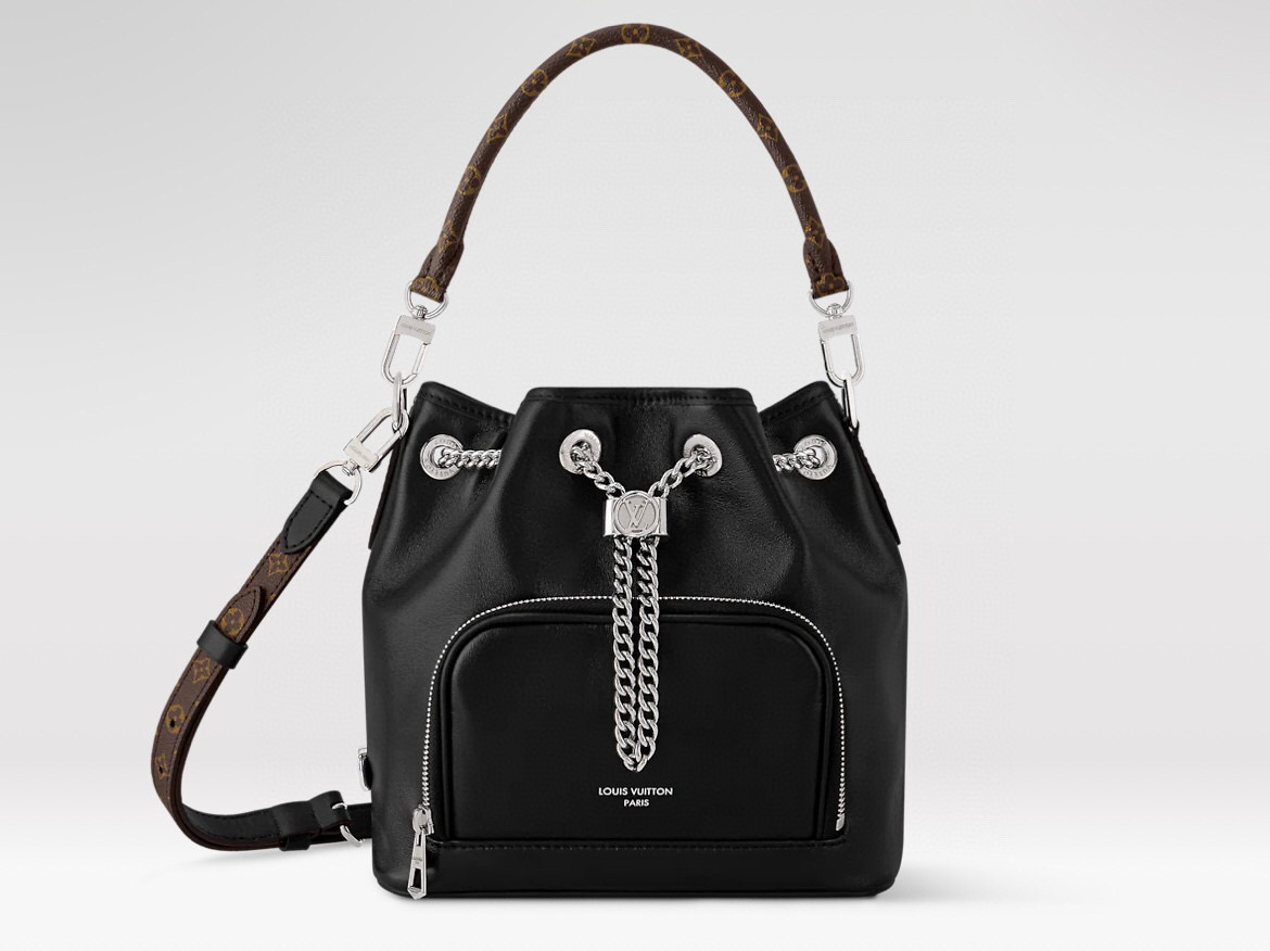 NO:621165,【NO WAY VIBE handbag】 M14377 black leather official website picture,19860909【NO WAY VIBE 手袋】 M14377 黑皮 官网图,,Bag