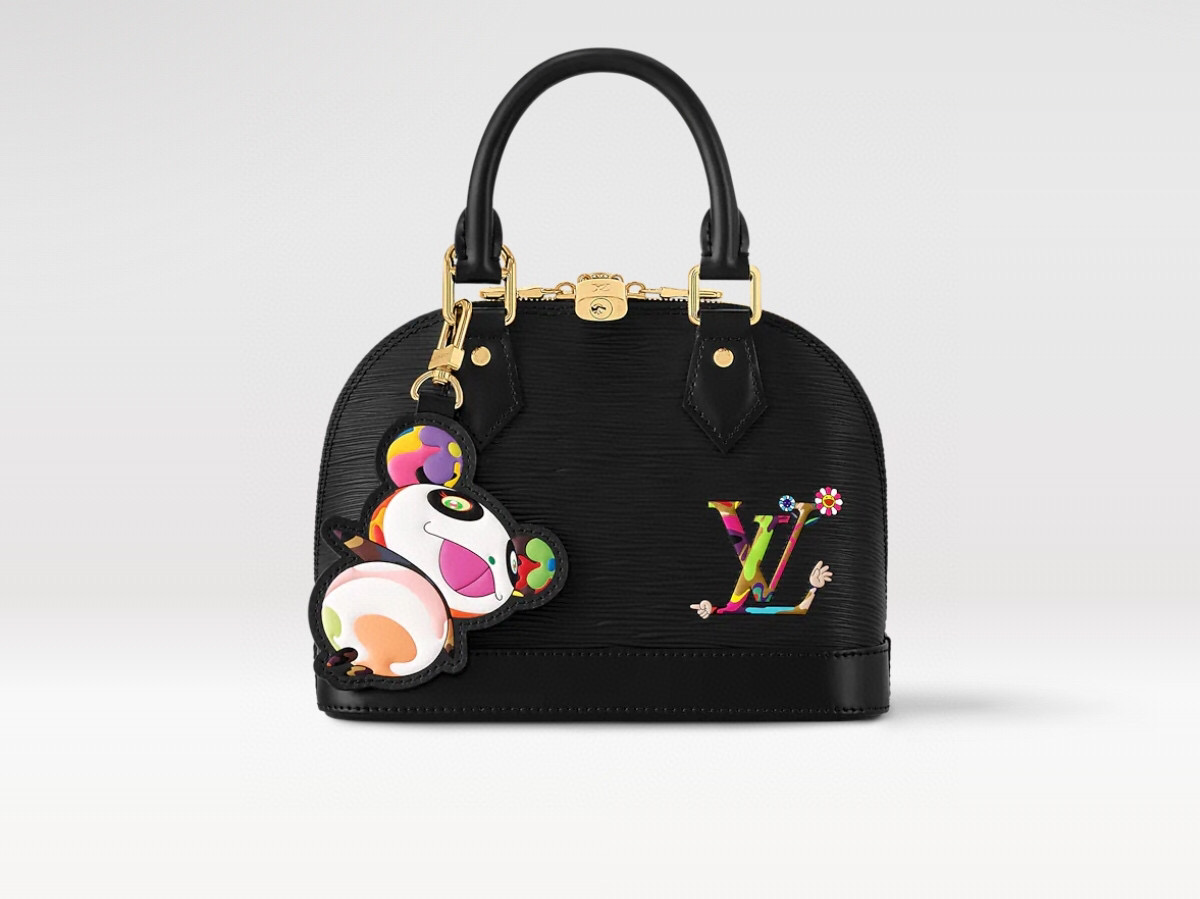 NO:620882,[Alma BB handbag] M13670 black/water ripple 14197 light blue/water ripple (doll) official website picture,19860909【Alma BB 手袋】M13670 黑色/水波纹 14197 浅蓝/水波纹（公仔）官网图,,Bag