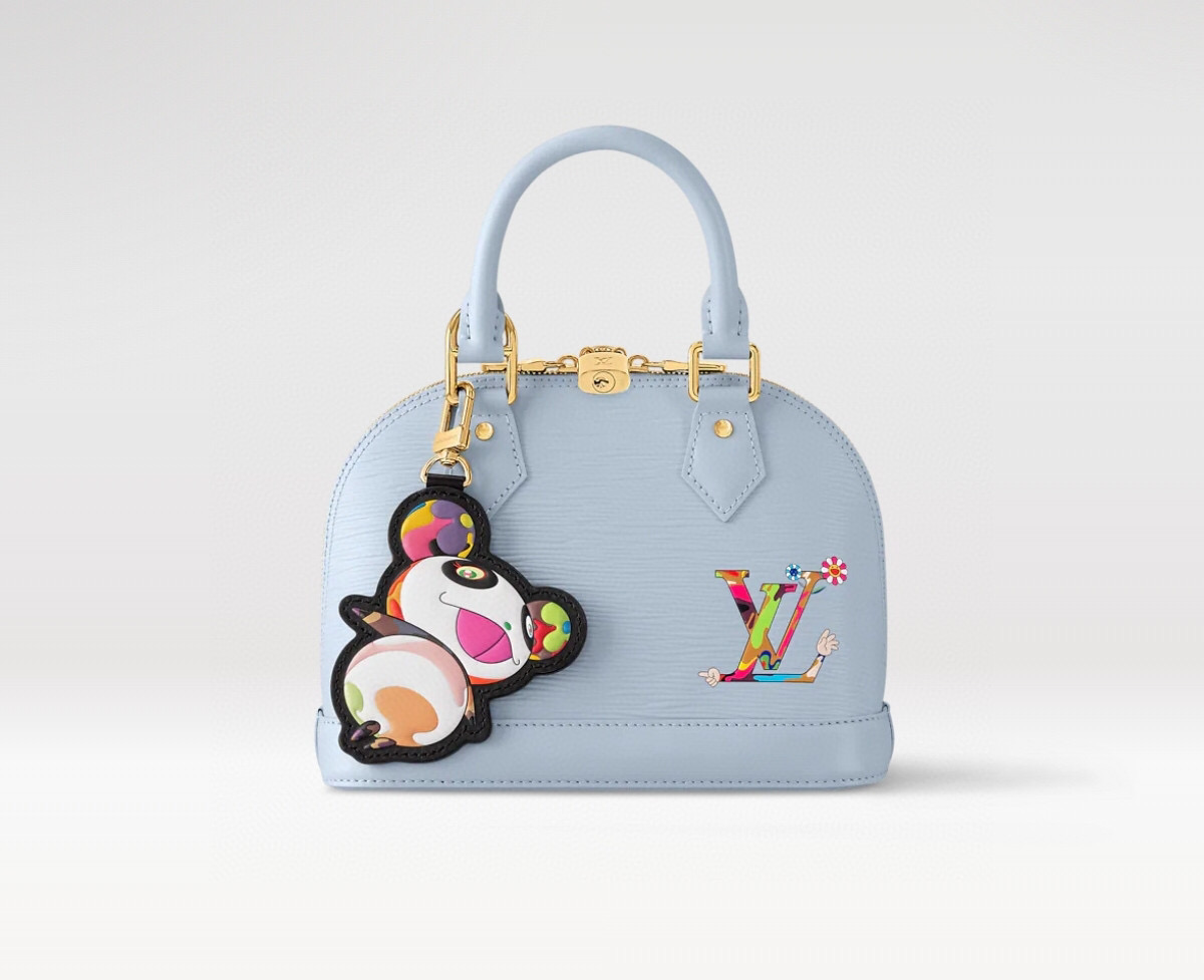 NO:620867,[Alma BB handbag] M13670 black/water ripple 14197 light blue/water ripple (doll) official website picture,19860909【Alma BB 手袋】M13670 黑色/水波纹 14197 浅蓝/水波纹（公仔）官网图,,Bag