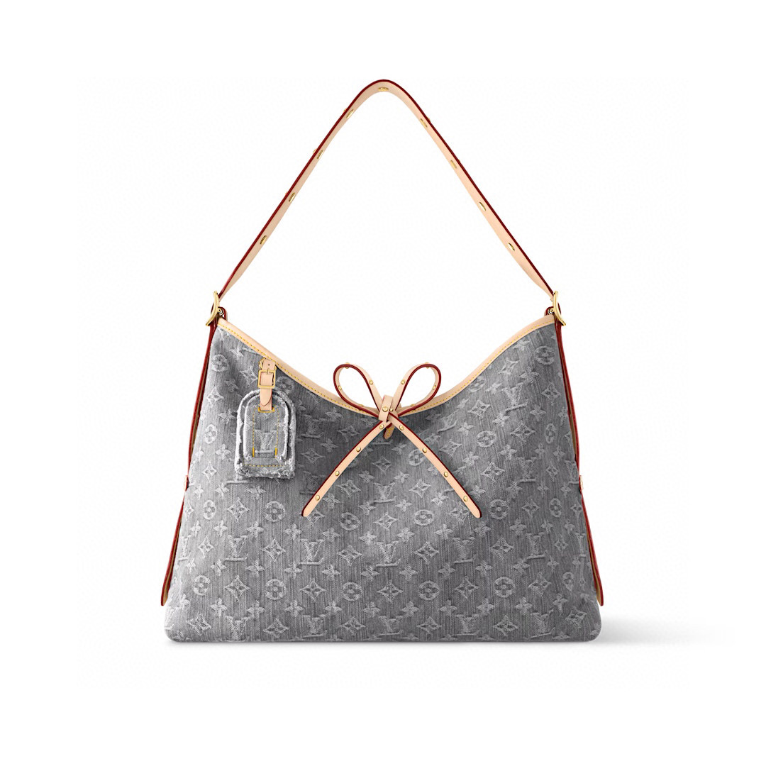 NO:551093,[CARRYALL medium handbag] m13289 gray/denim official website picture,19860909【CARRYALL 中号手袋】 m13289 灰色/ 牛仔 官网图,,Bag