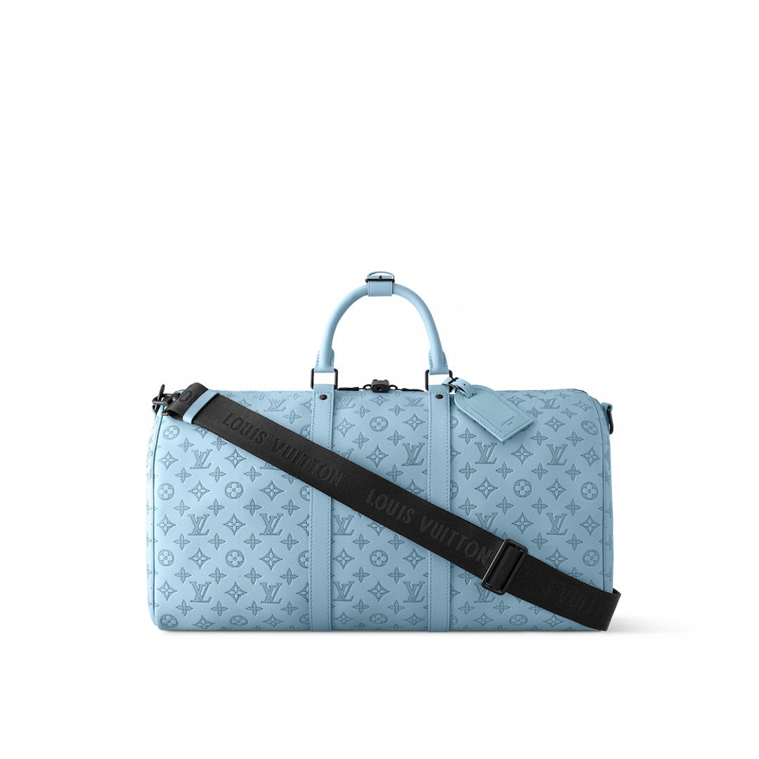 NO:551287,[Keeall Bandoulière 50 travel bag] m14842 light blue official website picture,19860909【Keeall Bandoulière 50 旅行袋】 m14842 浅蓝色 官网图,,Bag