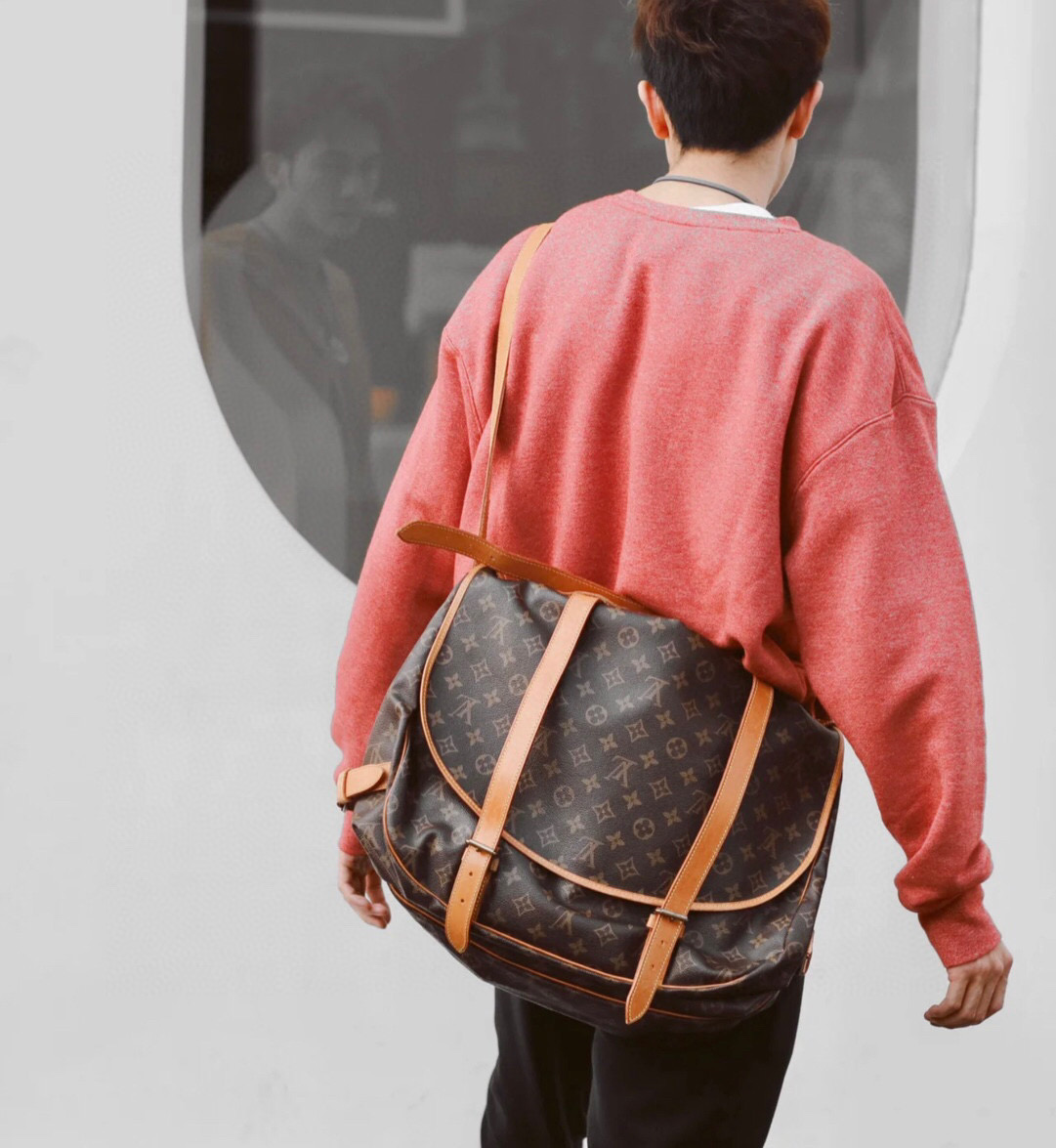 NO:551146,[SAUMUR Gemini large handbag] M42252 large, M42254 medium, M40710 small official website picture,19860909【SAUMUR 双子星大号手袋】M42252 大号,M42254中号,M40710小号 官网图,,Bag