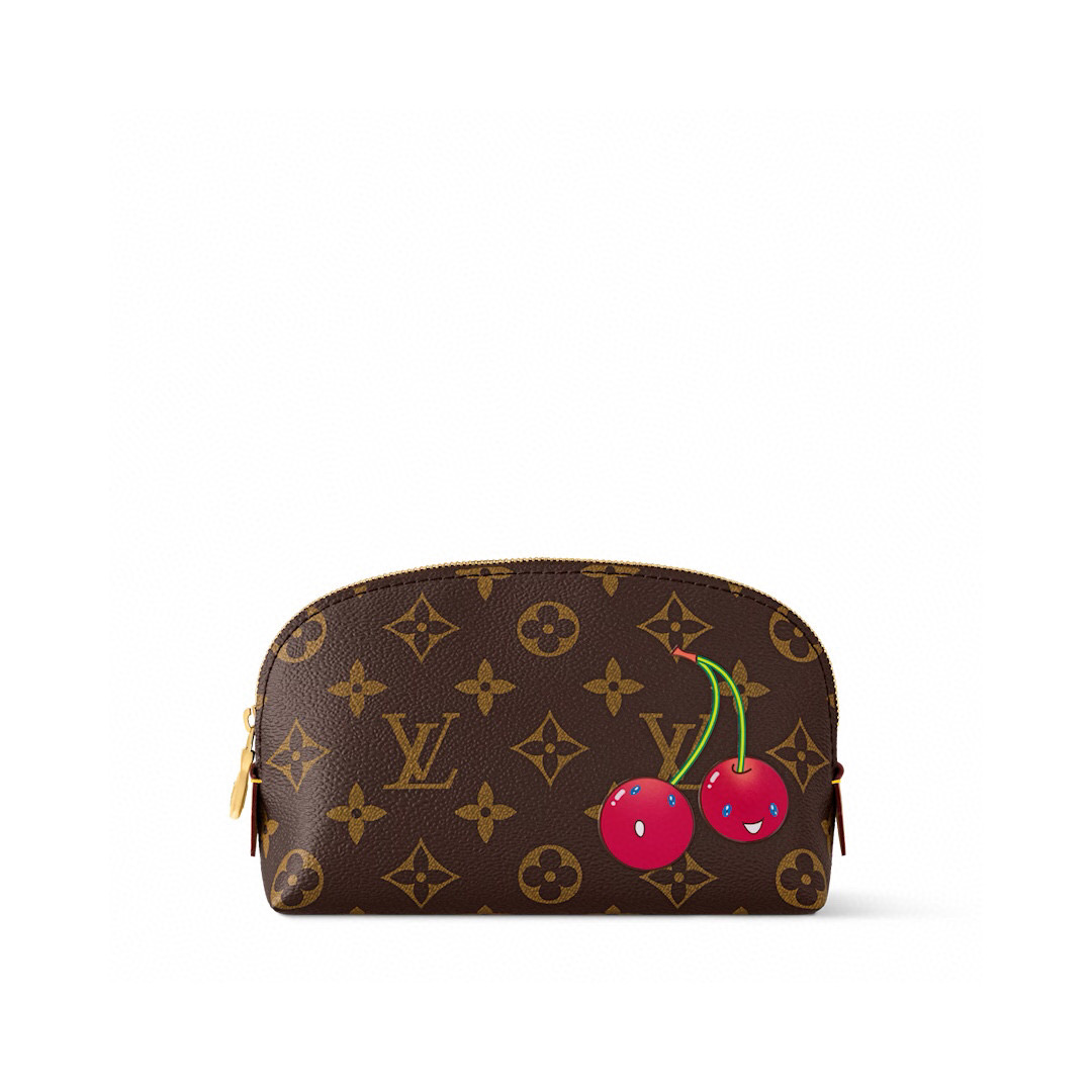 NO:551918,Top original order [LV x TM small cosmetic bag] m13766 Presbyopia/Cherry This small cosmetic bag comes from the Louis Vuitton  width x length),,louis vuitton,louis vuitton,cosmetic bags & cases19860909顶级原单【LV x TM 小号化妆包】 m13766 老花/樱桃 本款小号化妆包出自路易威登 x 村上隆跨界合作复刻系列,以日本艺术家标志性的明丽樱桃图案点亮包身,ms与内衬设计相得益彰.Monogram 涂层帆布释放经典格调,皮革元素和拉链开合完善细节. 尺寸12 x 6 x 19 厘米.2313025 (高 x 宽 x 长度),,louis vuitton,louis vuitton,cosmetic bags & cases,Bag