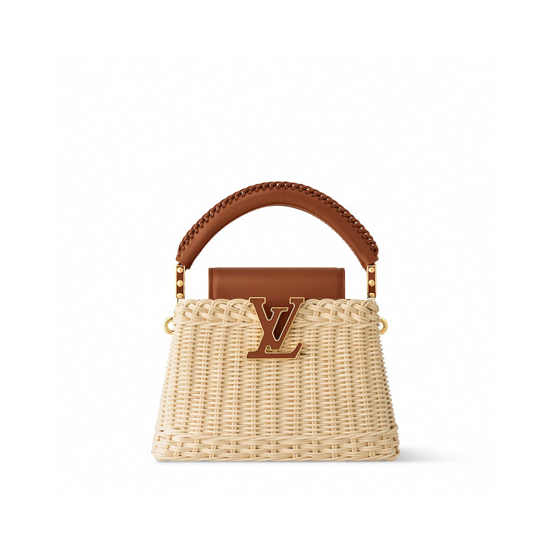 NO:551481,[CAUCINES BB handbag] m26025 brown/woven official website picture,19860909【CAUCINES BB 手袋】m26025 棕色/ 编织 官网图,,Bag