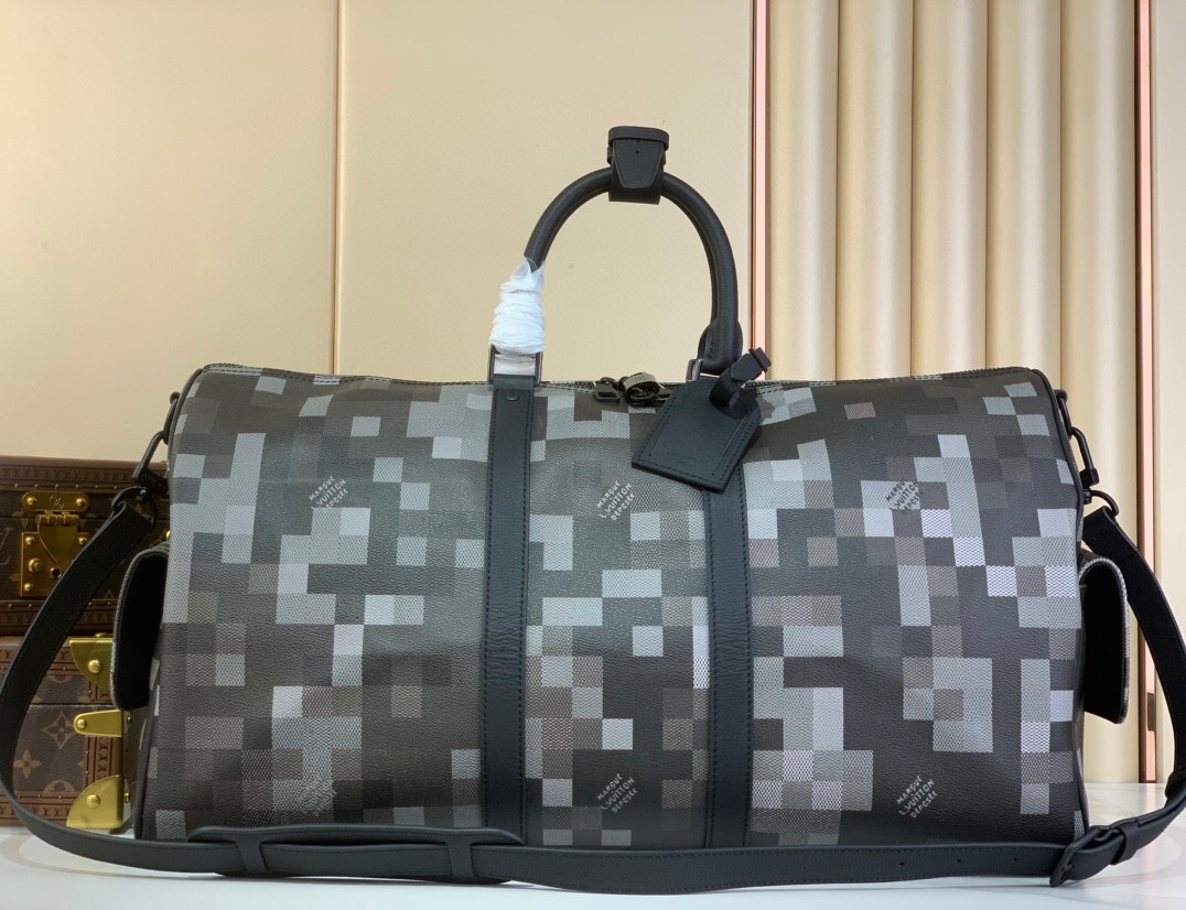 LV Style Black Canvas Travel Bag Lookbook Reference image 1