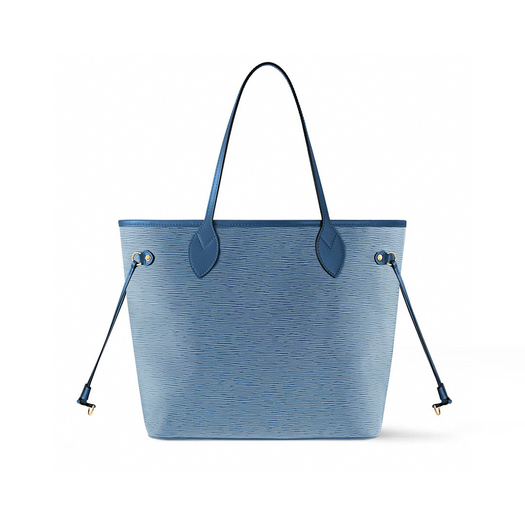 NO:551661,【Neverfull MM】 m14856 blue/water ripple official website picture,19860909【Neverfull MM】 m14856 蓝色/水波纹 官网图,,Bag
