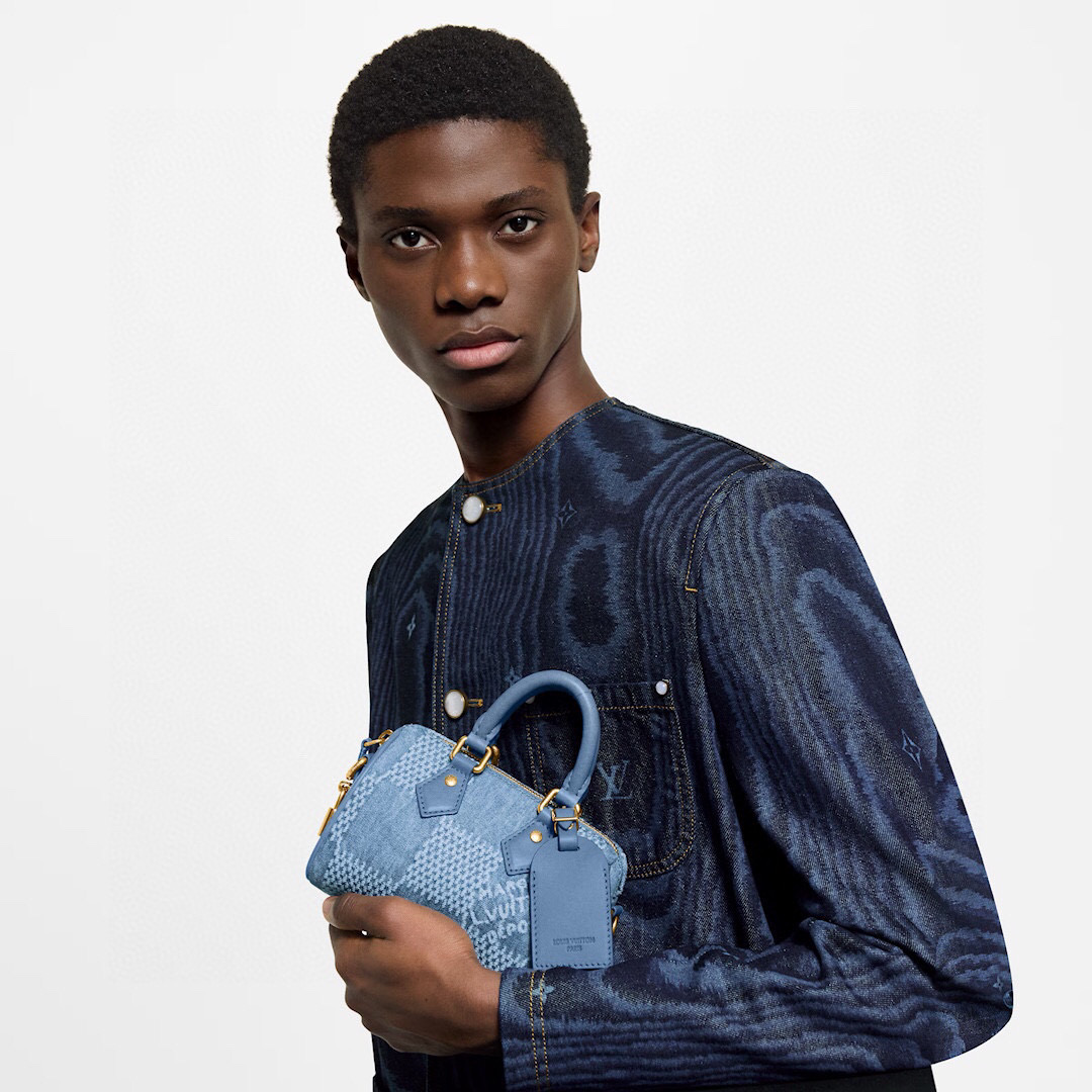 NO:552097,[SEEDY 18 BANDOULIRE handbag] N00208 denim/plaid official website picture,19860909【SEEDY 18 BANDOULIRE 手袋】N00208 牛仔/格子 官网图,,Bag