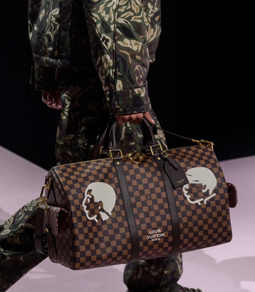 NO:552170,【Sac Keeall Bandoulière 50】N40799 coffee grid/portrait official website picture,19860909【Sac Keeall Bandoulière 50】N40799 咖格/人像 官网图,,Bag