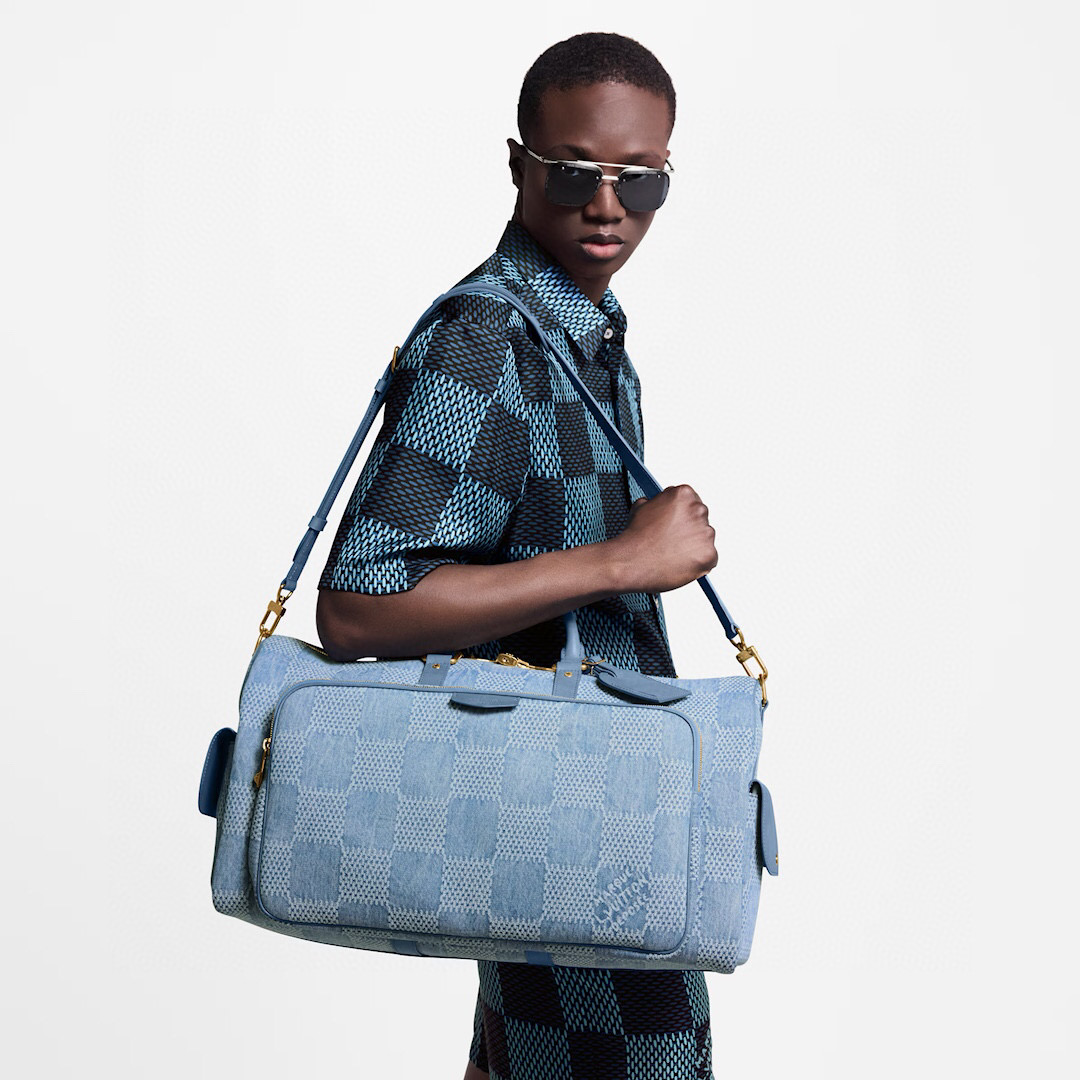 NO:552012,【KEEALL CARGO 50 travel bag】N00197 plaid/denim official website picture,19860909【KEEALL CARGO 50 旅行袋】N00197 格子/ 牛仔 官网图,,Bag