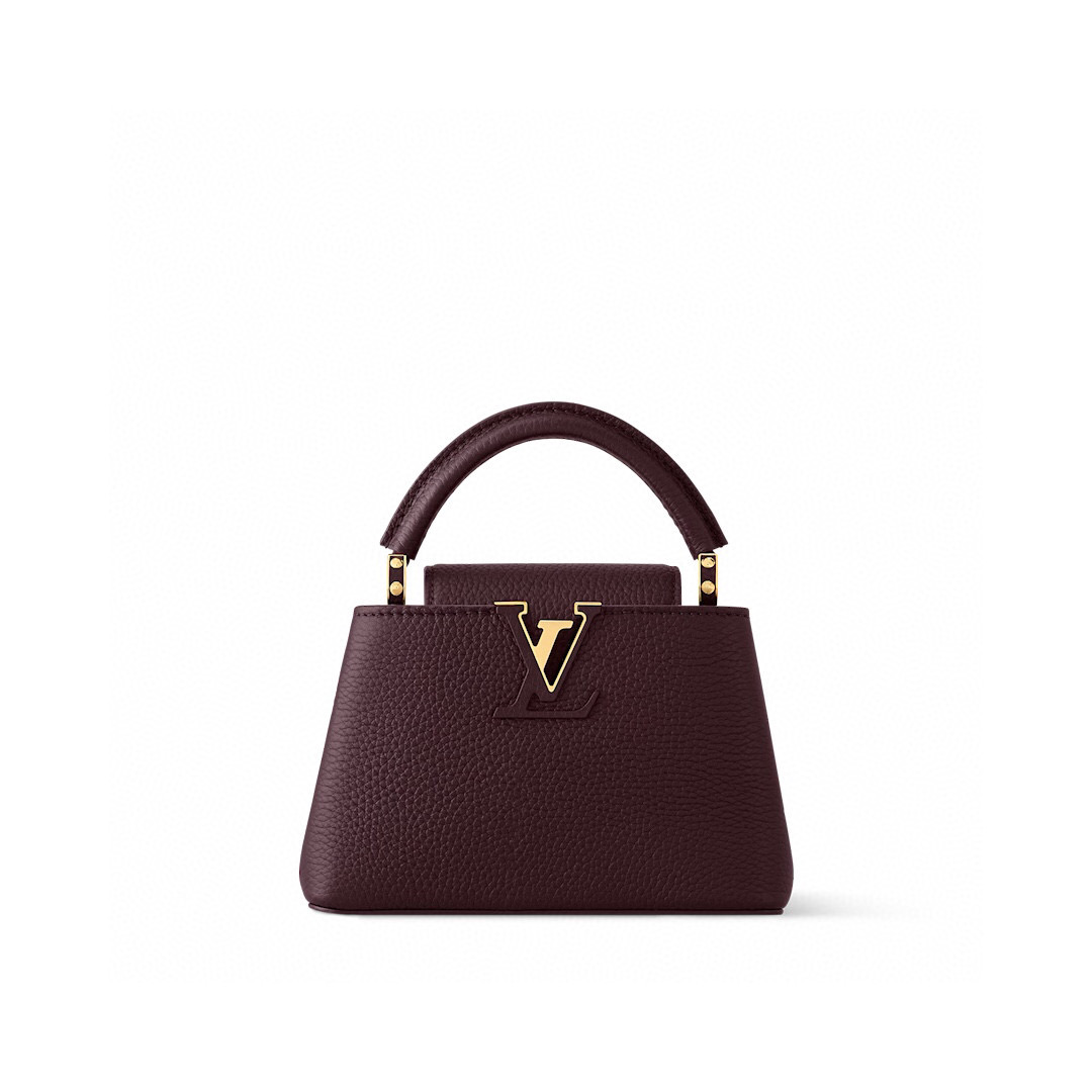 NO:552269,【Caucines Mini】 m25893 burgundy/chain shoulder strap,19860909【Caucines Mini】 m25893 酒红色/ 链肩带,,Bag
