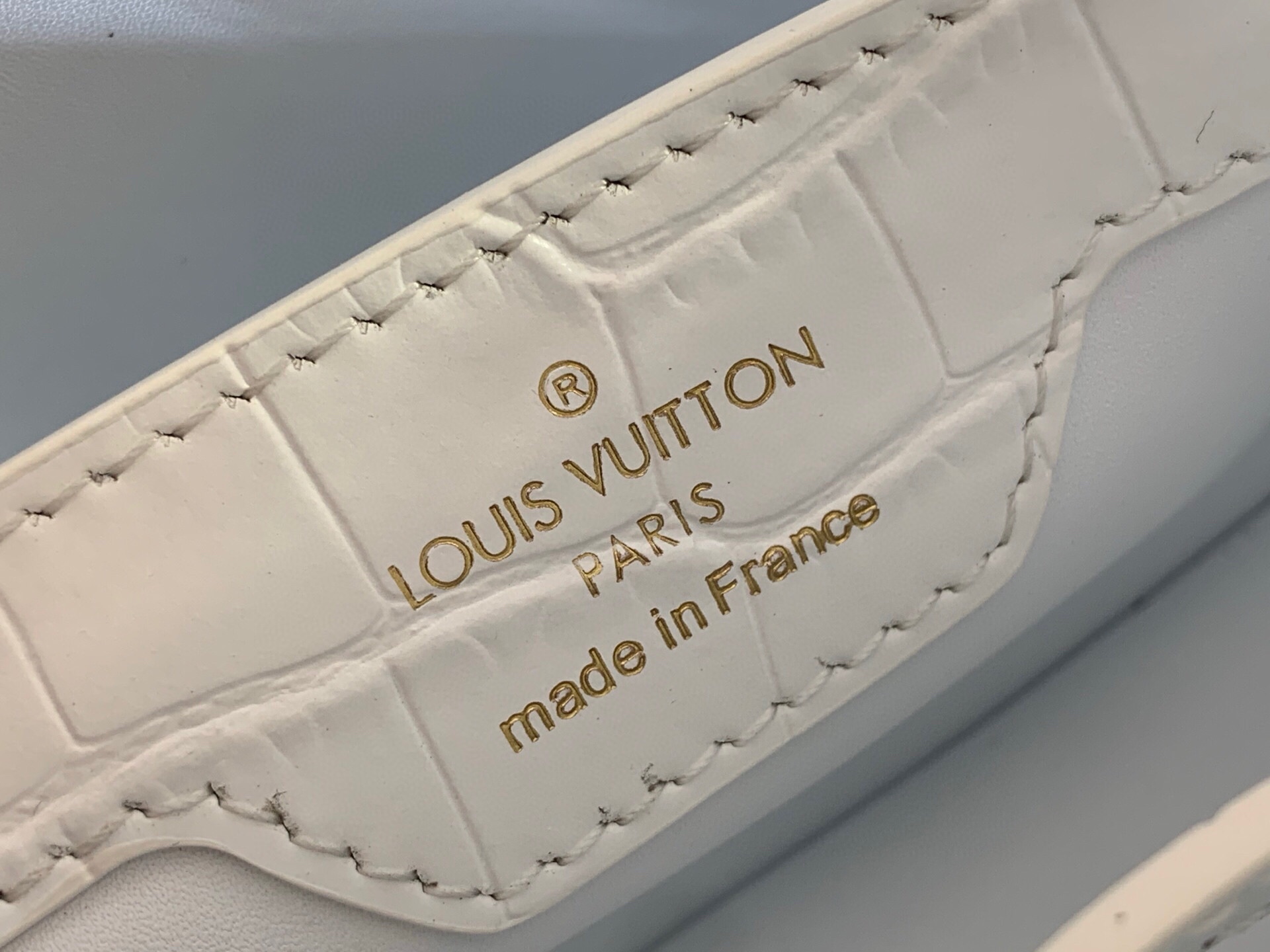 LV Style Beige Leather Top Handle Bag Bags Top Handle Bag detail image 8 from source 738370