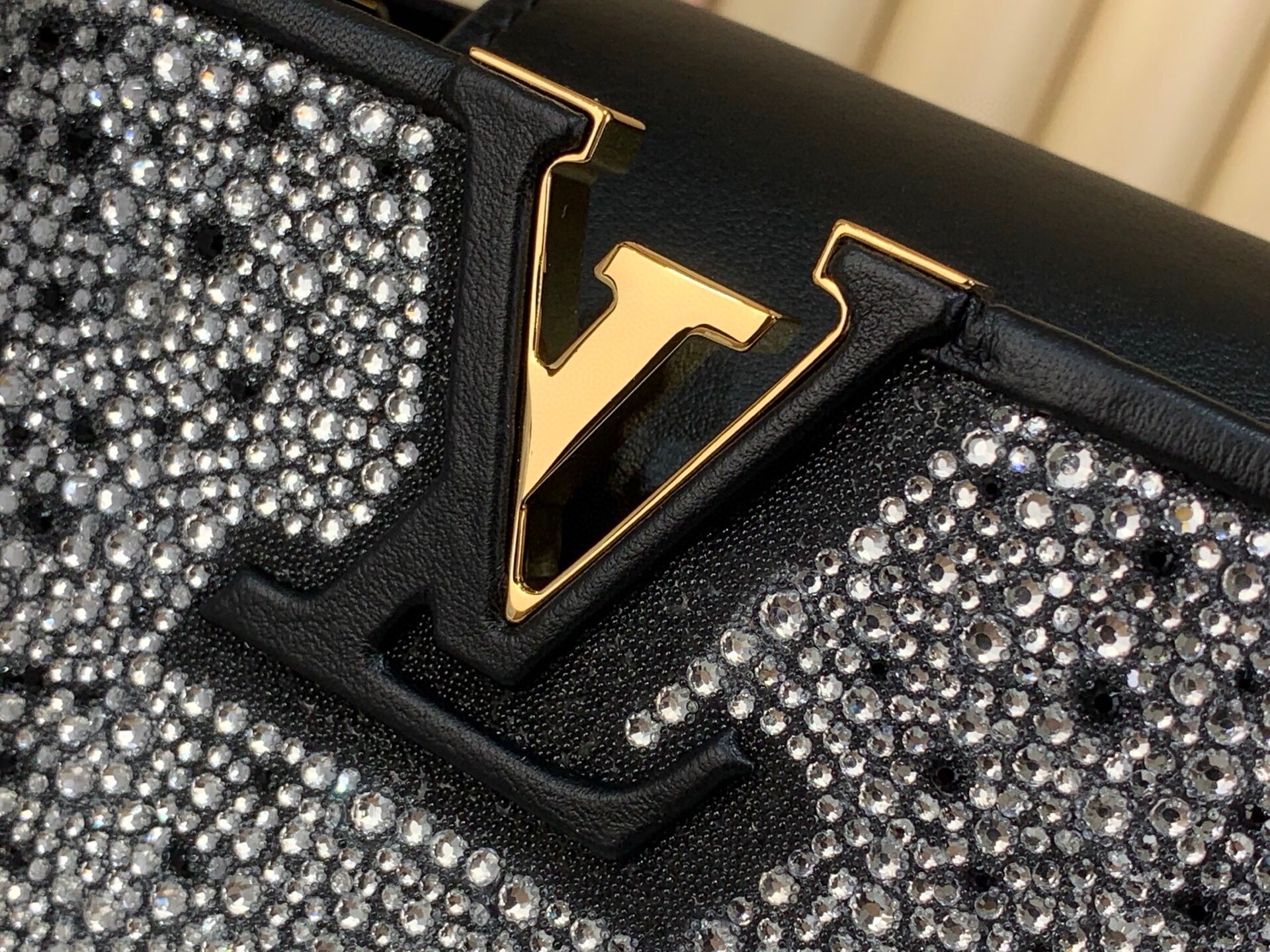 LV Style Beige Leather Top Handle Bag Bags Top Handle Bag detail image 6 from source 738368