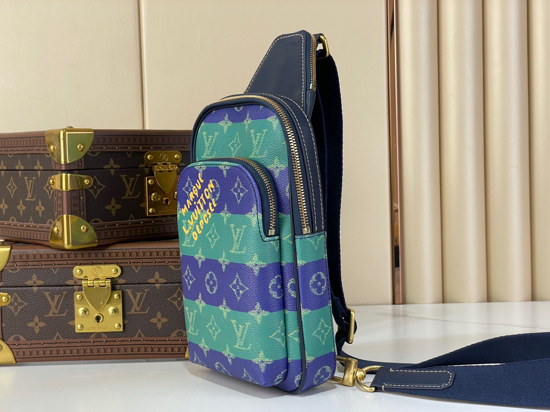 LV Style Beige Leather Bag Lookbook Reference image 2