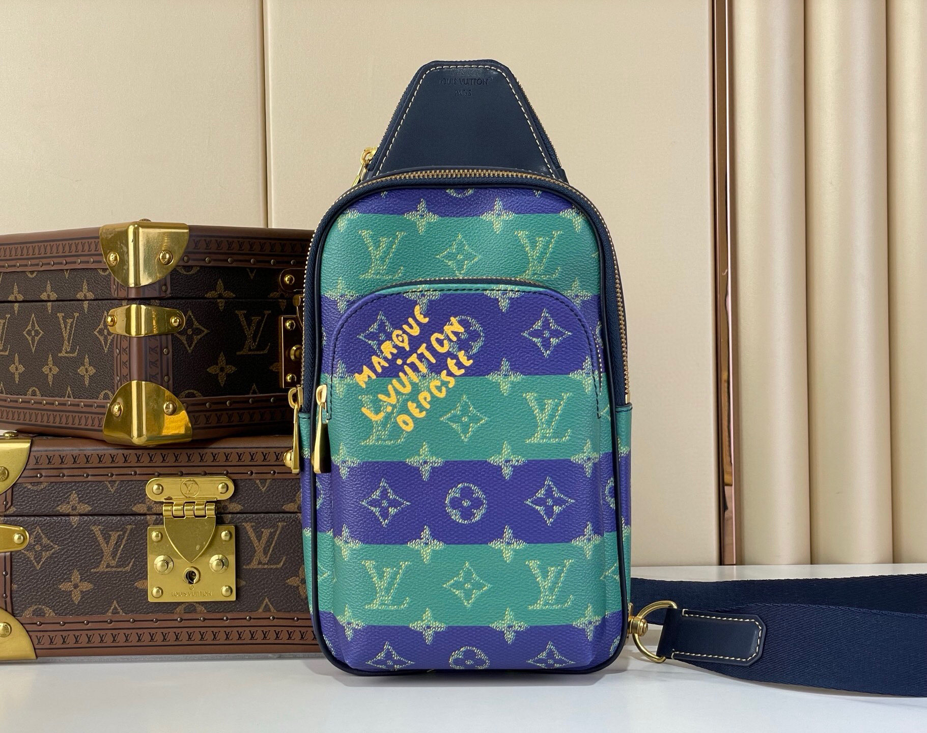 LV Style Beige Leather Bag Lookbook Reference image 1
