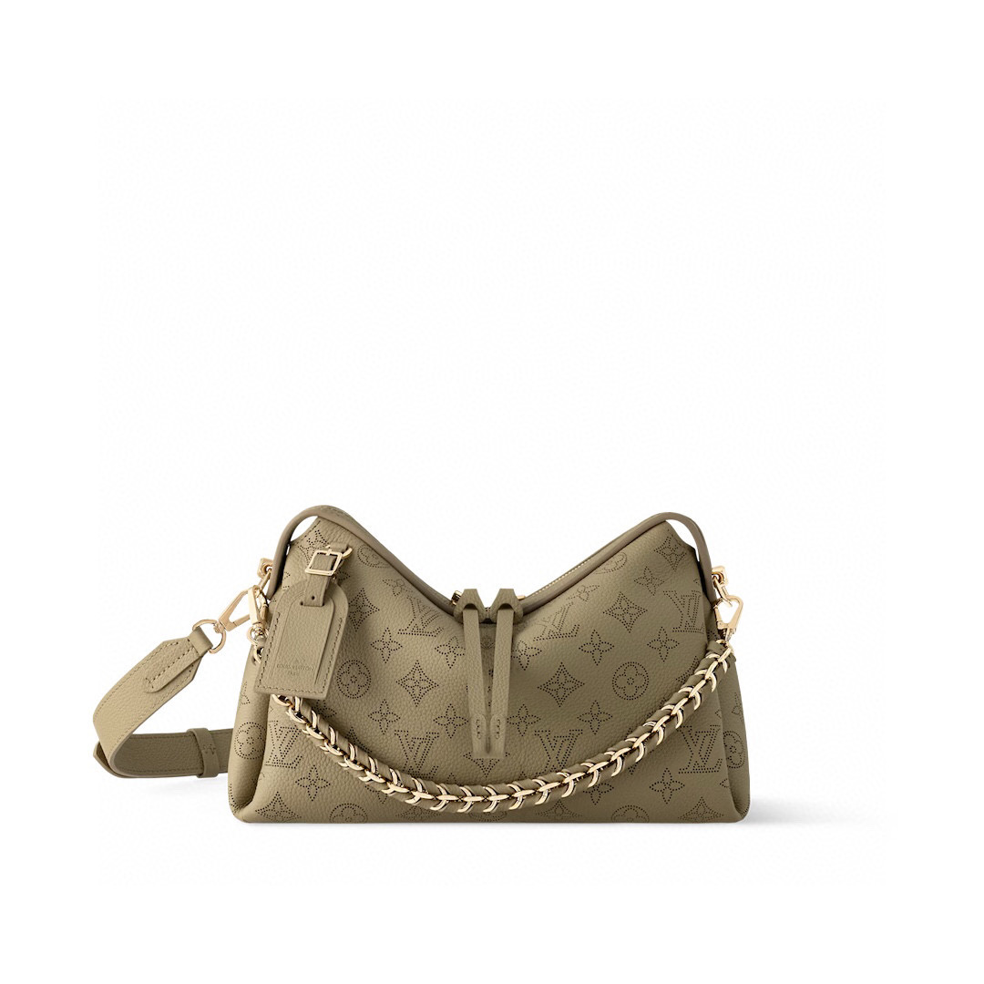 NO:581514,【Sac Hand It All M】 m25904 smoked gray green (hollow),19860909【Sac Hand It All M】 m25904 烟熏灰绿色（镂空）,,Bag