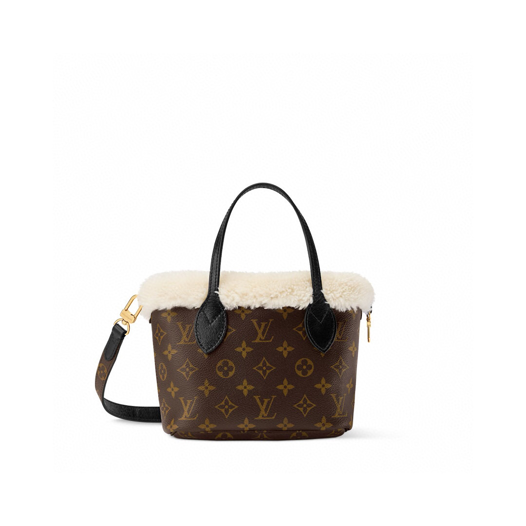NO:581679,【NEVERFULL BANDOULIRE INSIDE OUT BB handbag】 m26315 Presbyopia/Maomao,19860909【NEVERFULL BANDOULIRE INSIDE OUT BB 手袋】 m26315 老花/ 毛毛,,Bag