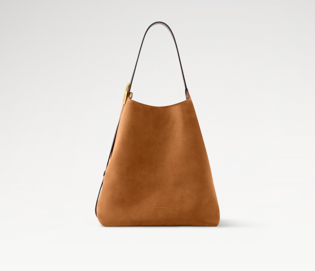 NO:575126,[Hobo medium handbag] M24856 25516 matte brown,19860909【 Hobo 中号手袋】M24856 25516 磨砂棕色,,Bag