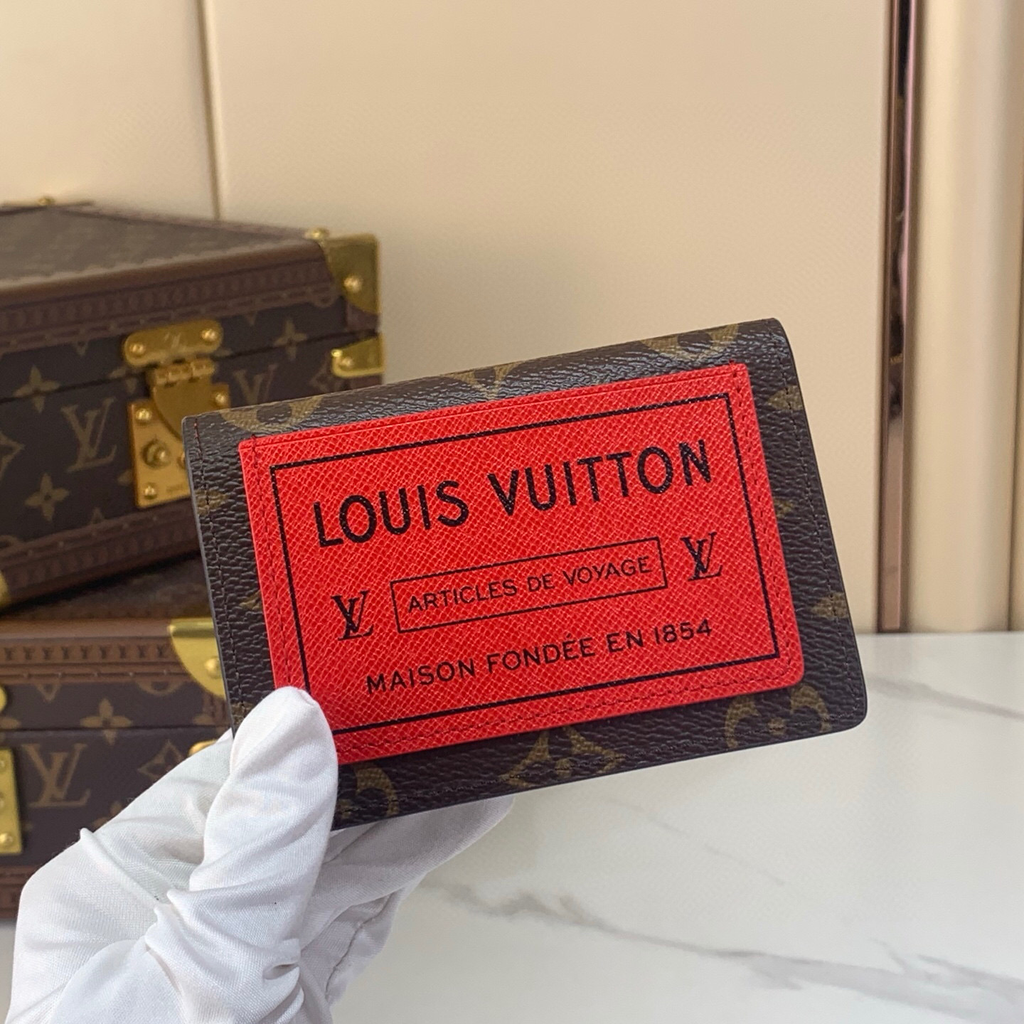 LV Style Beige Leather Top Handle Bag Lookbook Reference image 1