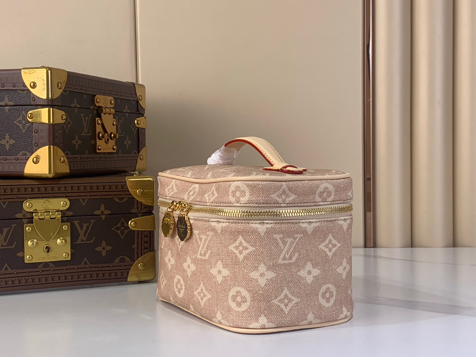LV Style Beige Canvas Bag Lookbook Reference image 2