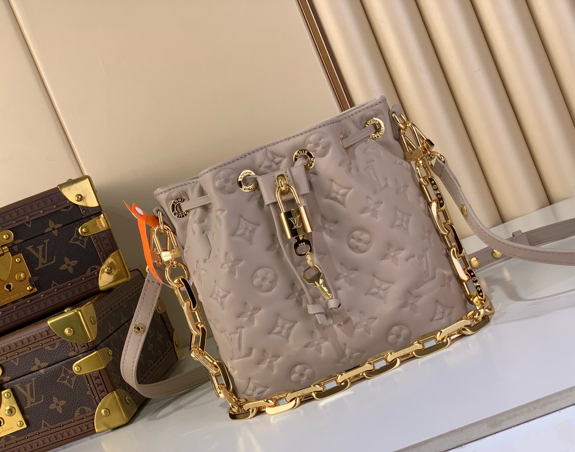 LV Style Black Leather Top Handle Bag Lookbook Reference image 1