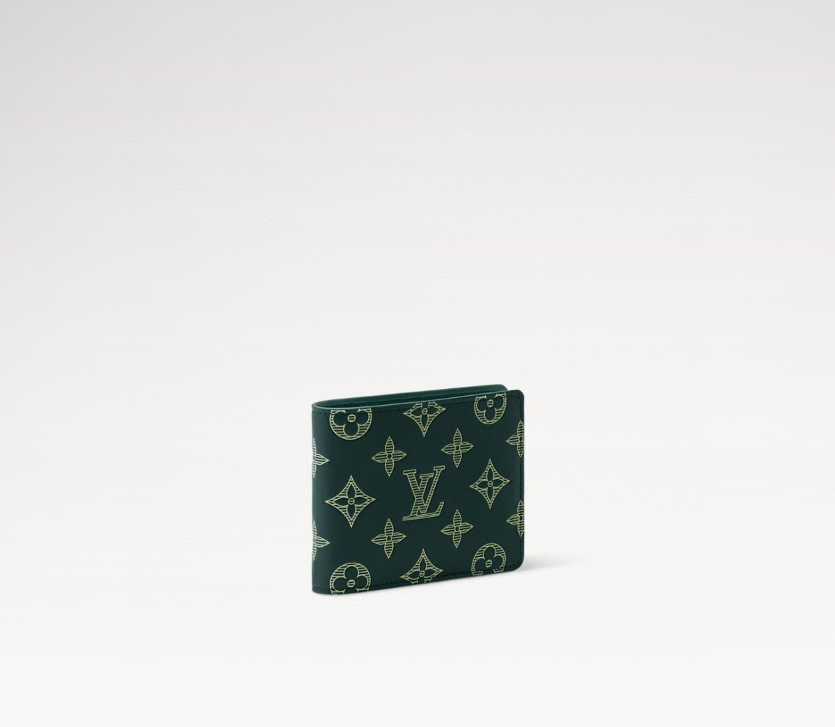 LV Style Beige Leather Wallet Lookbook Reference image 2