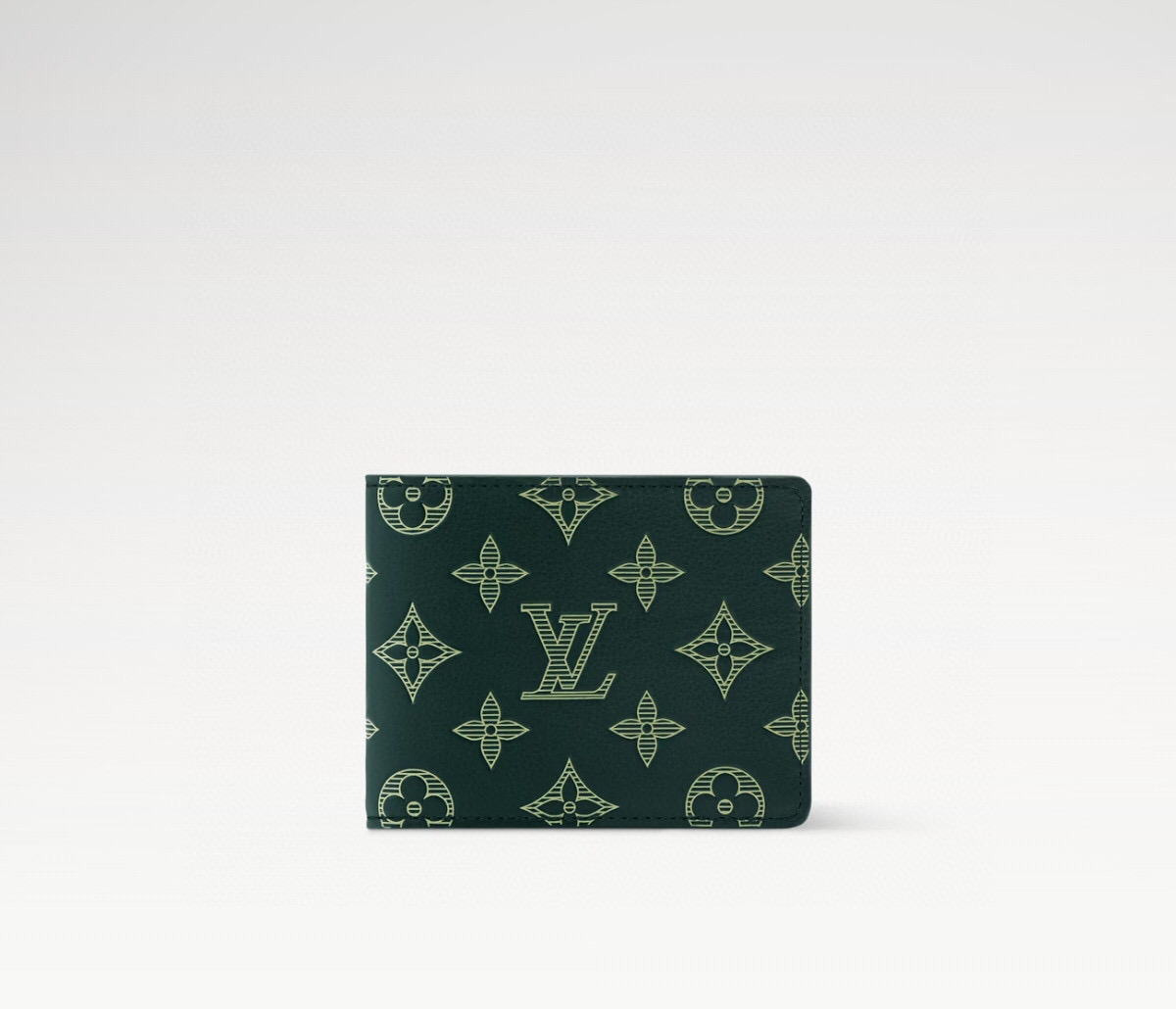 LV Style Beige Leather Wallet Lookbook Reference image 1