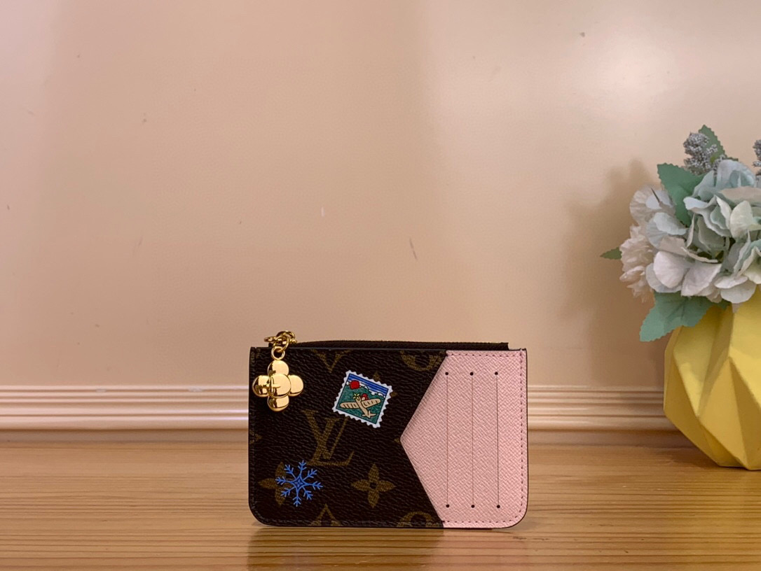 NO:602862,[ROMY card holder] m15333 presbyopia/pink (Christmas),19860909【ROMY 卡夹】 m15333老花/粉色（圣诞）,,Bag