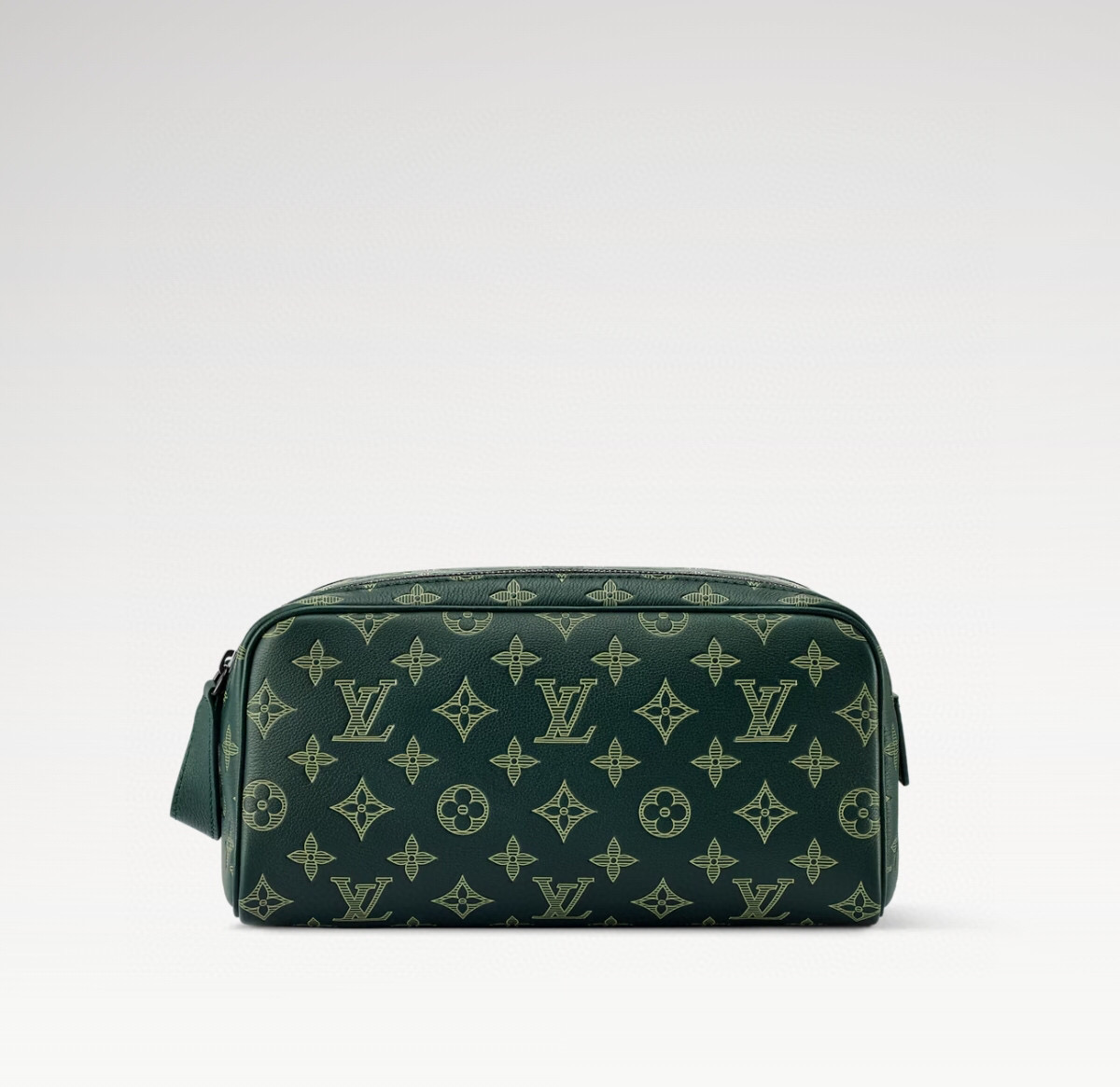 NO:602908,[Do Kit Toilet Cosmetic Bag] M44494 27180 dark green (stripe embossed),,cosmetic bags & cases19860909【Do Kit 盥洗化妆包手袋】M44494 27180 深绿色（条纹压花）,,cosmetic bags & cases,Bag